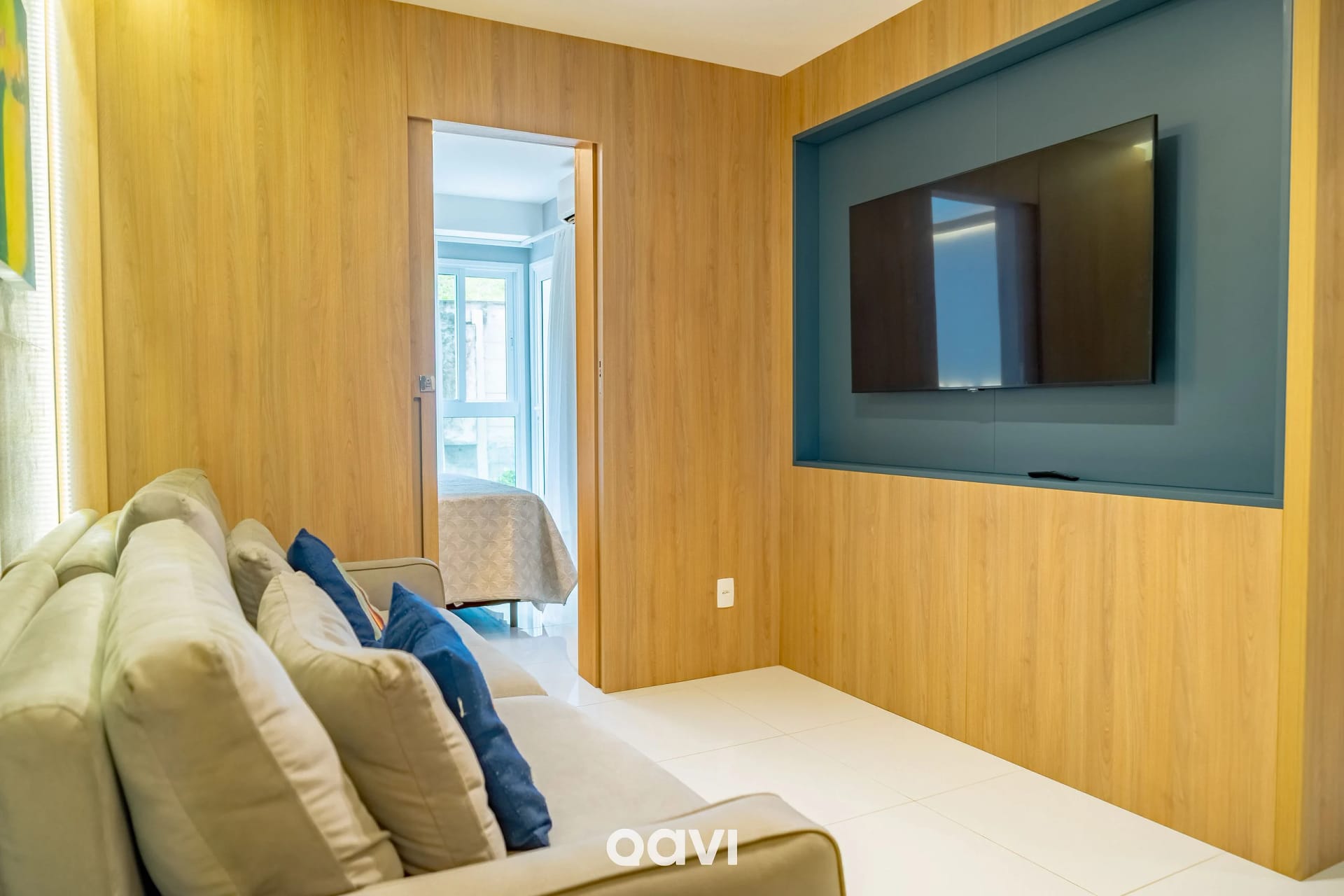 Living Room — In Mare Bali Flat Premium Santorini by Qavi