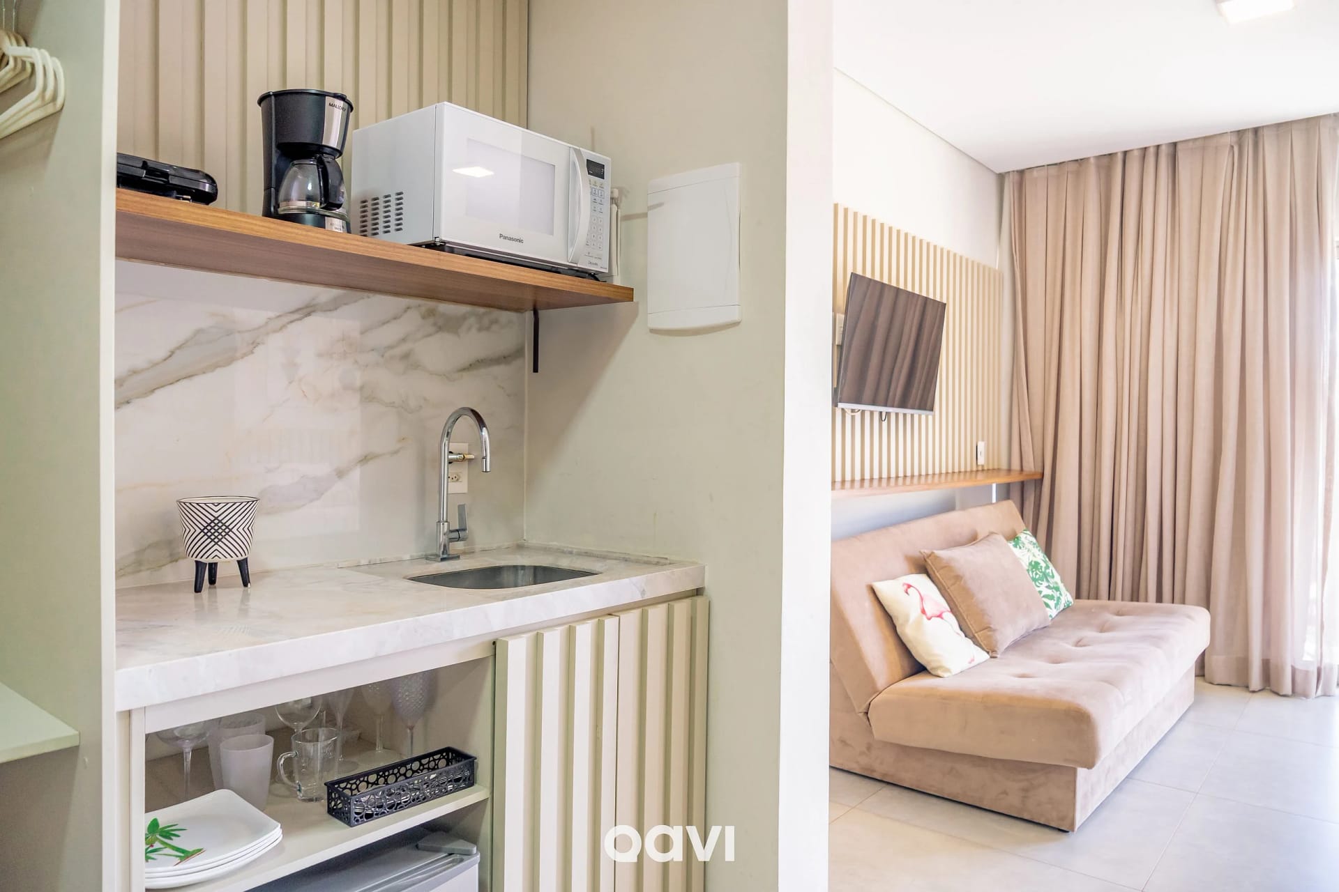 Cozinha ou kitnet — Flat Ile de Pipa Sicilia by Qavi