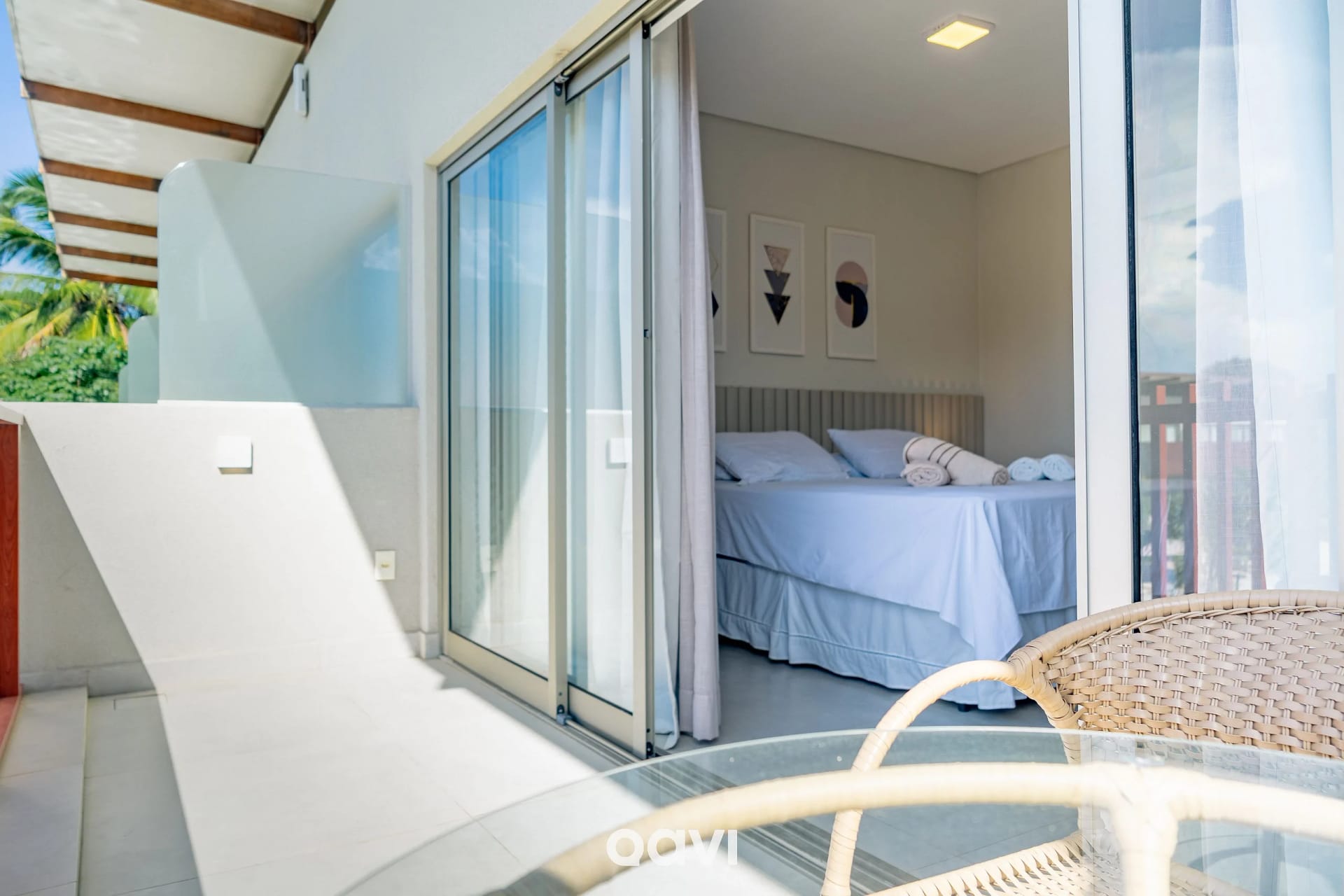Varanda / Terraço — Flat Ile de Pipa Sicilia by Qavi