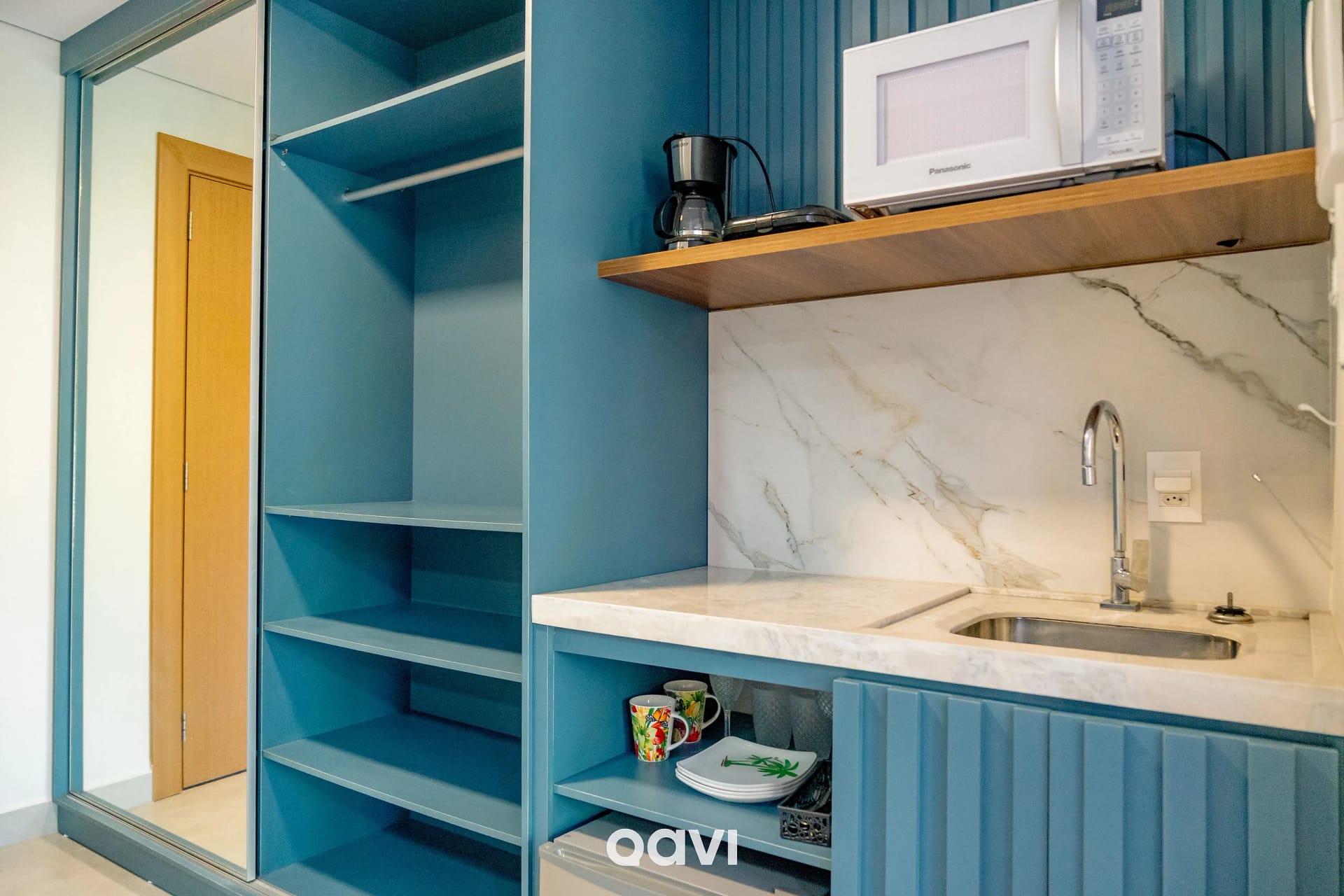Cocina o kitnet — Flat Ile de Pipa Capri by QAVI