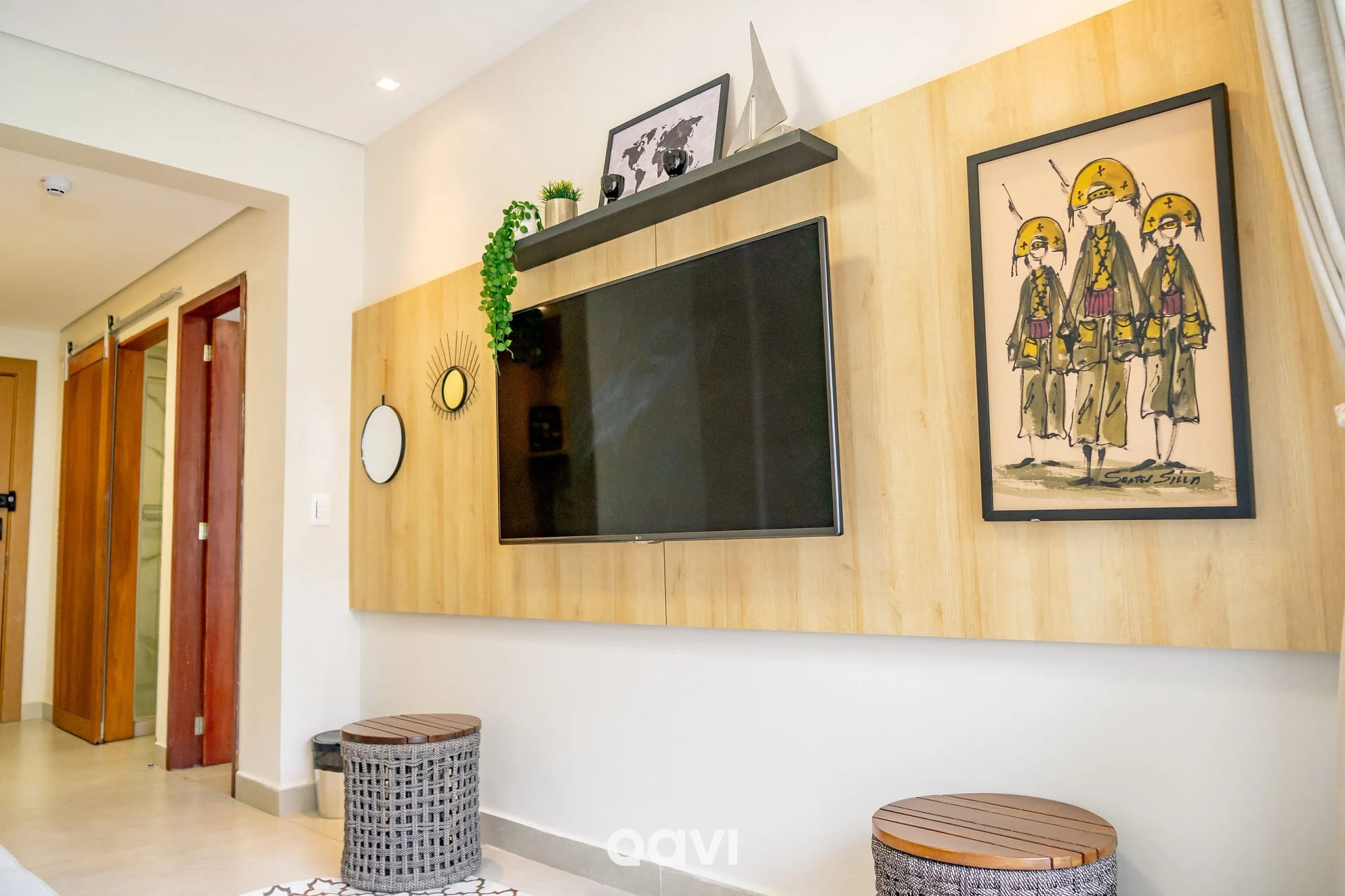 Living Room — Flat Ile de Pipa Deck Molhado Palawan by Qavi