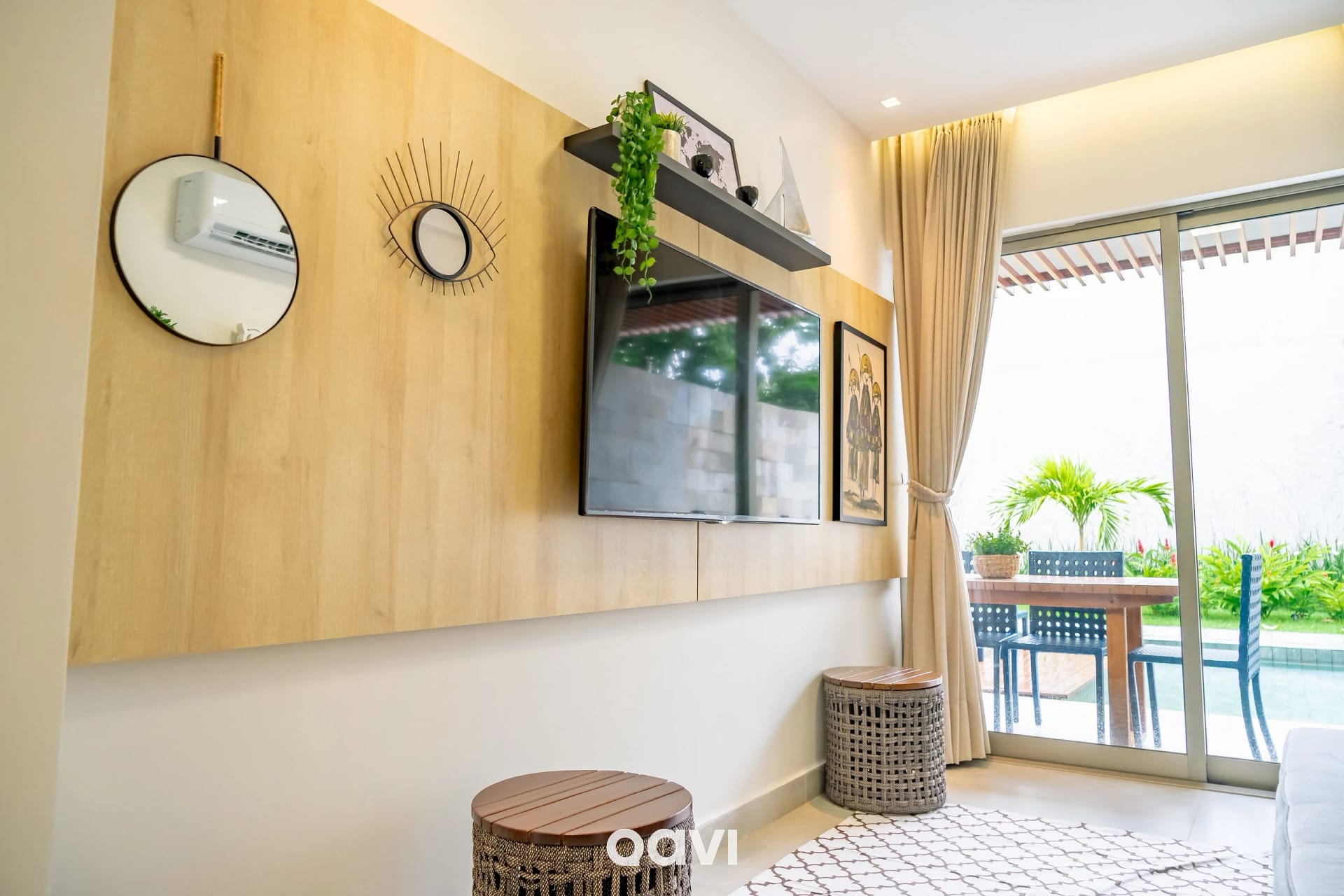 Living Room — Flat Ile de Pipa Deck Molhado Palawan by Qavi