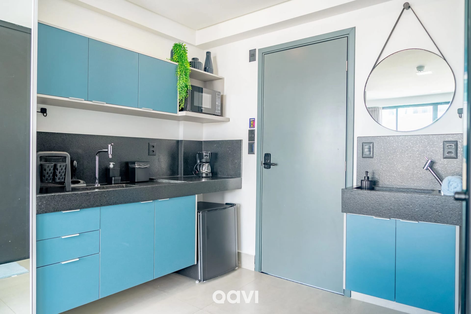 Cocina o kitnet — Studio Clean Get by Side João Pessoa by Qavi