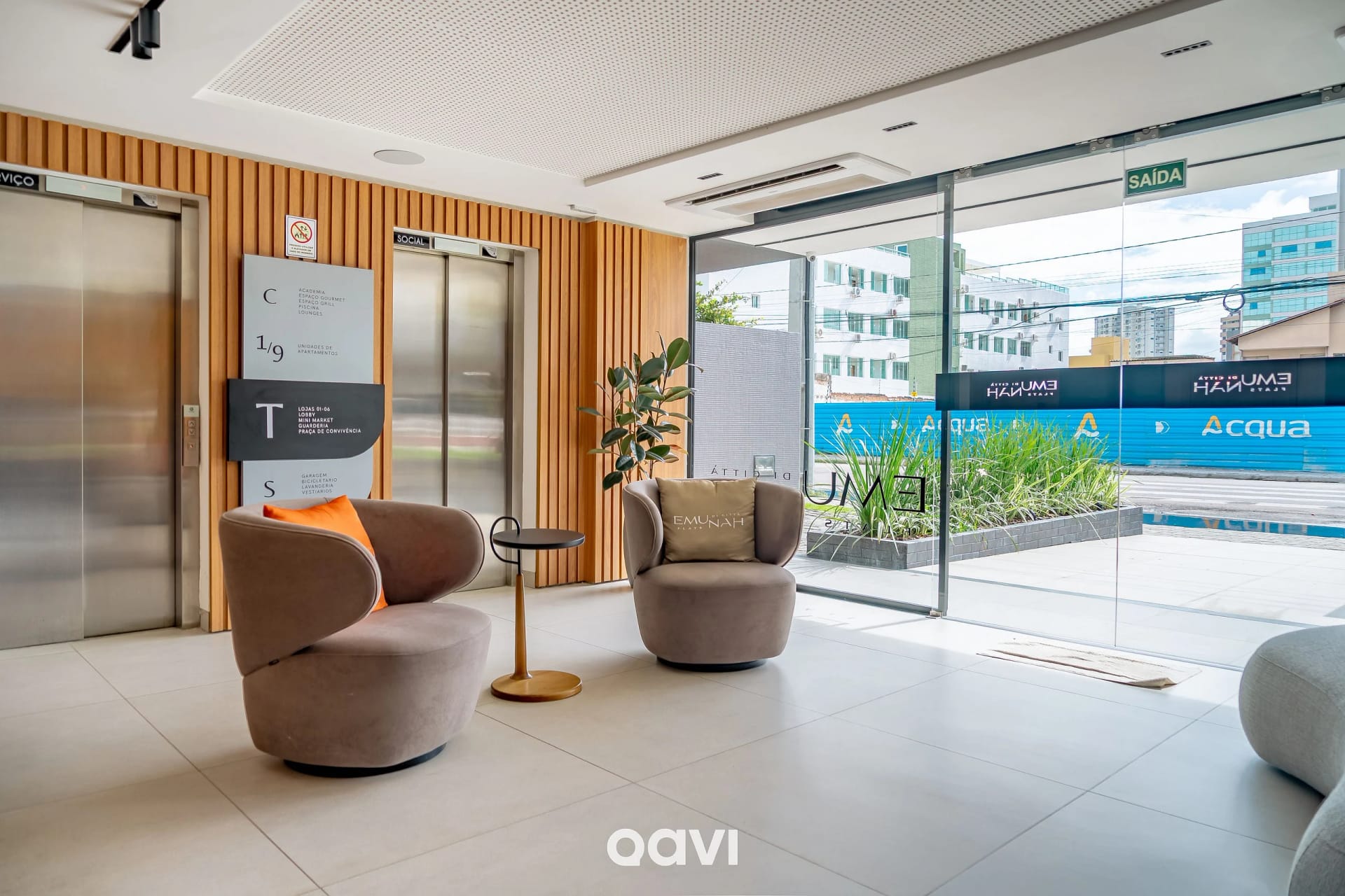 Lobby or reception — Studio Superior Emunah Ponta de Campina by Qavi