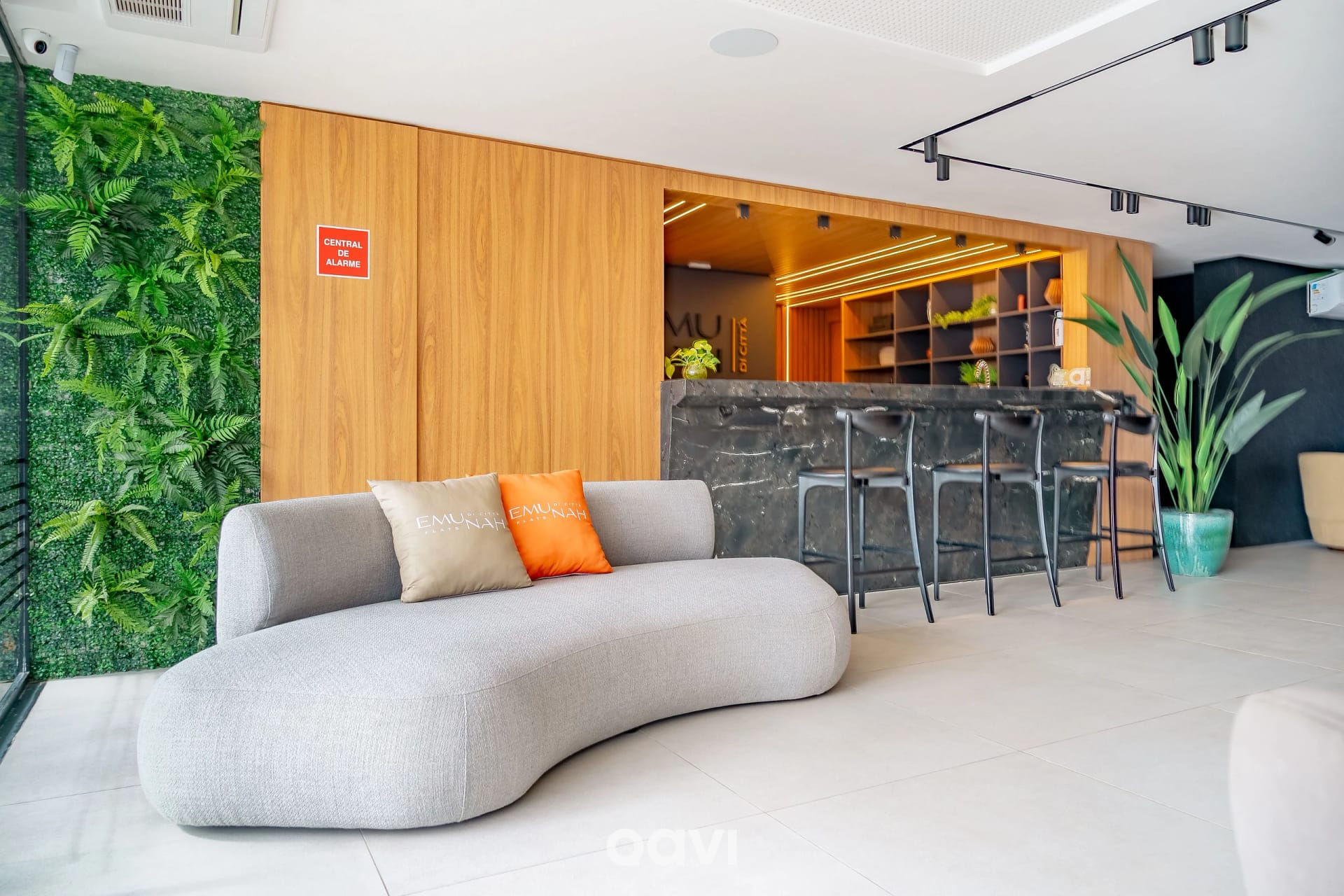 Lobby or reception — Studio Superior Emunah Ponta de Campina by Qavi