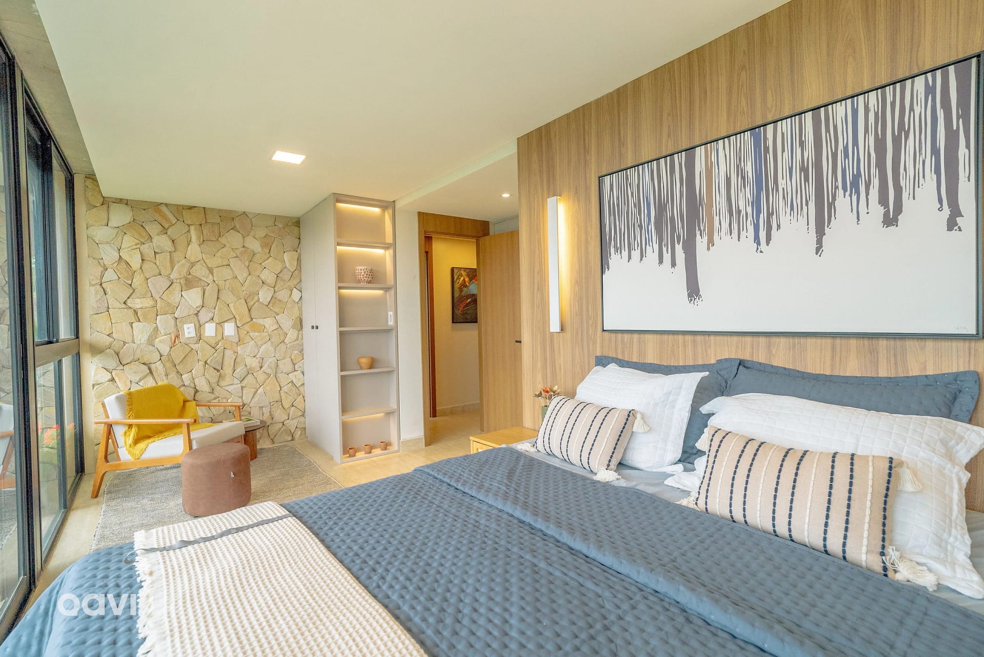 Bedroom — Casa de alto padrão no Reserva Alteza by QAVI
