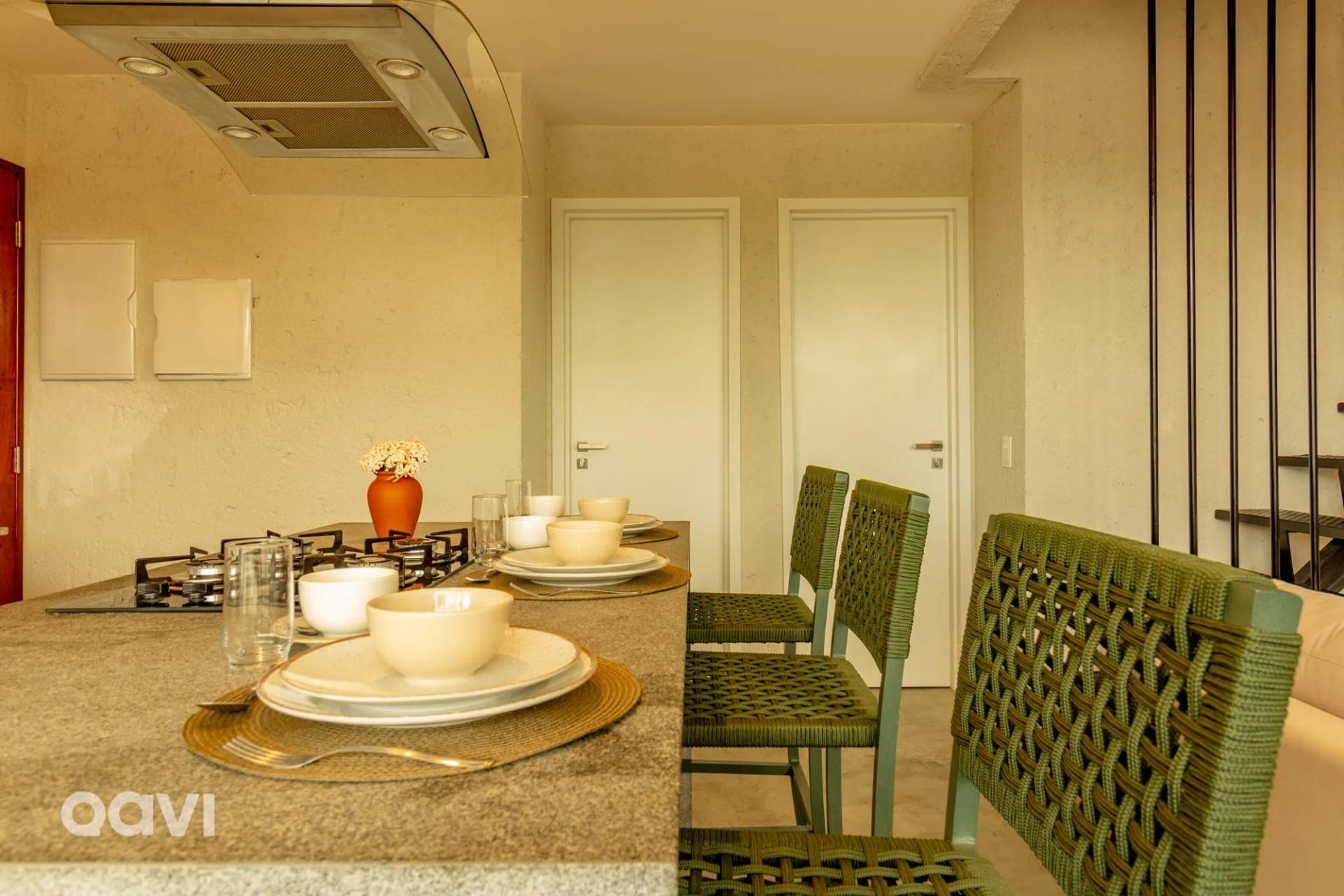 Cozinha ou kitnet — Duplex com piscina Tamoná 12 by Qavi