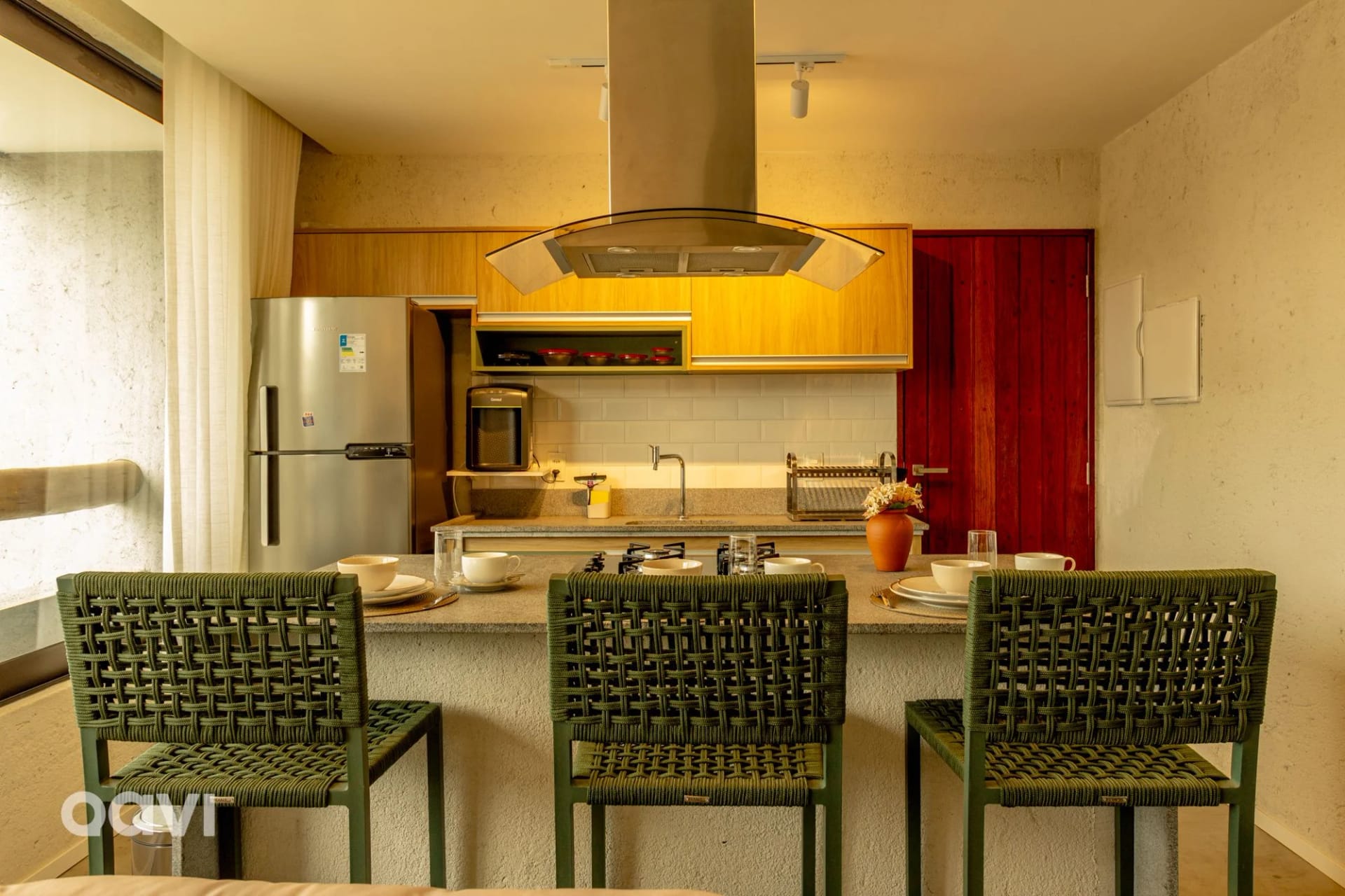 Cozinha ou kitnet — Duplex com piscina Tamoná 12 by Qavi