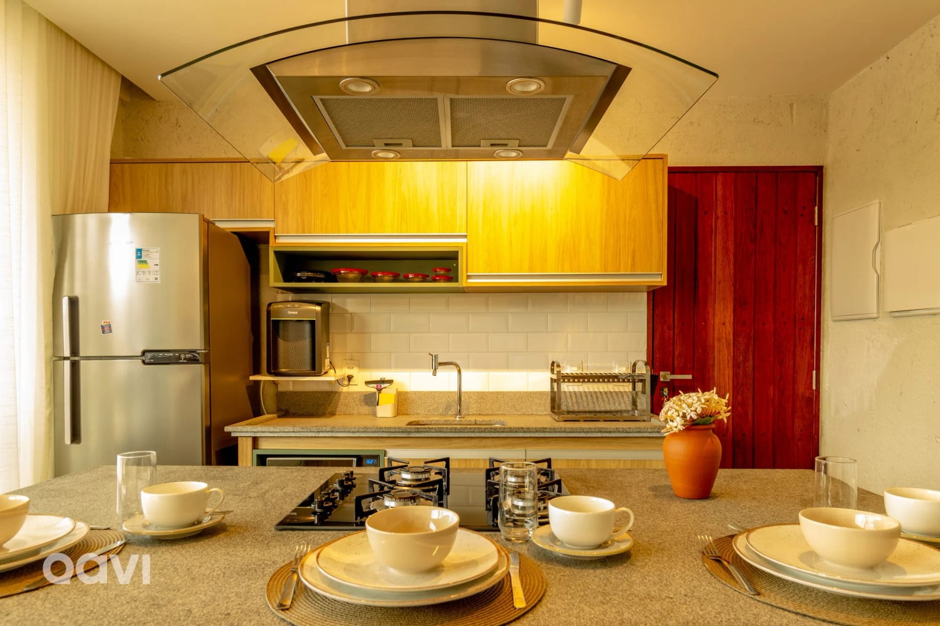 Cozinha ou kitnet — Duplex com piscina Tamoná 12 by Qavi
