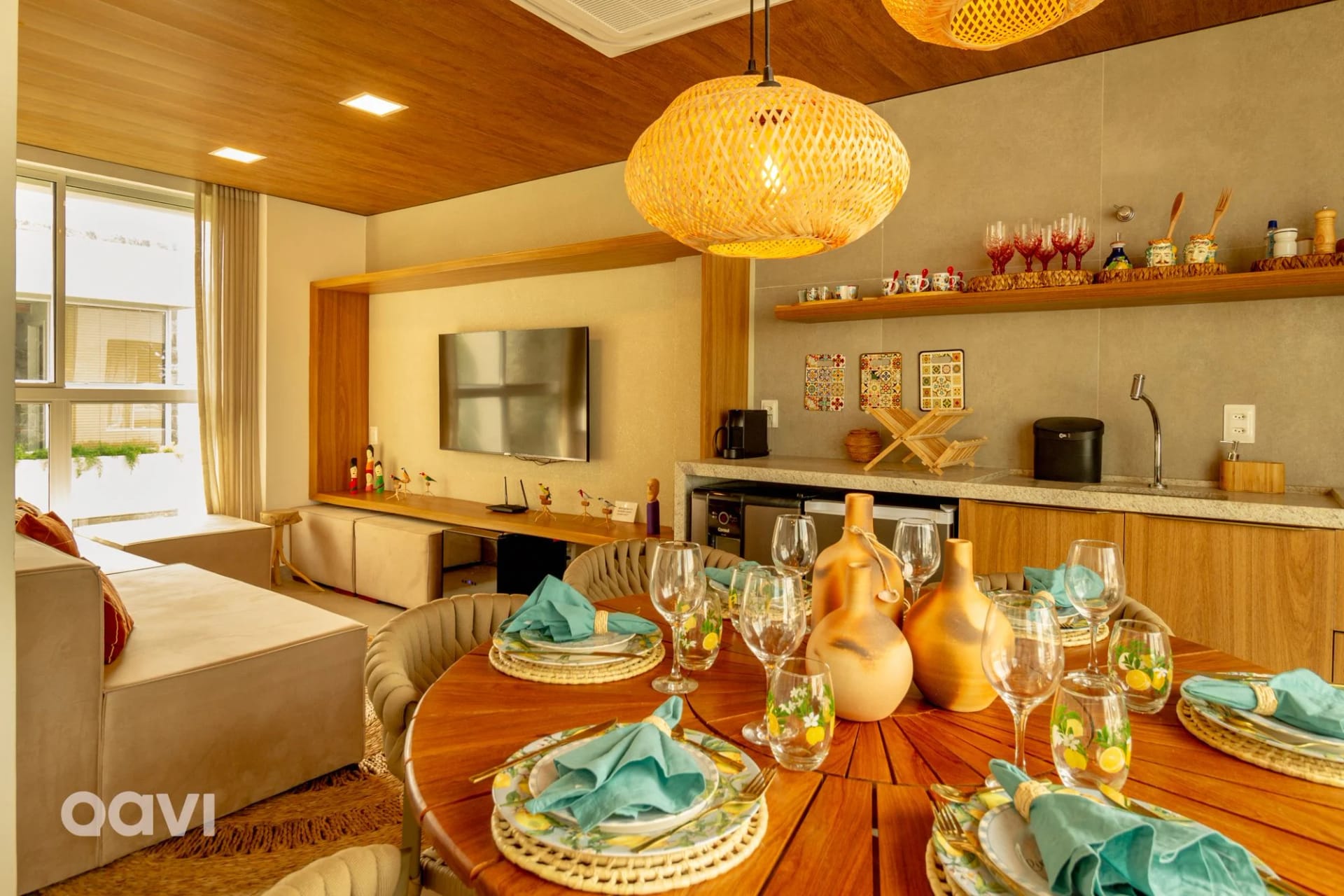 Comedor — Casa maravilhosa em condomínio Naluum D3 by Qavi