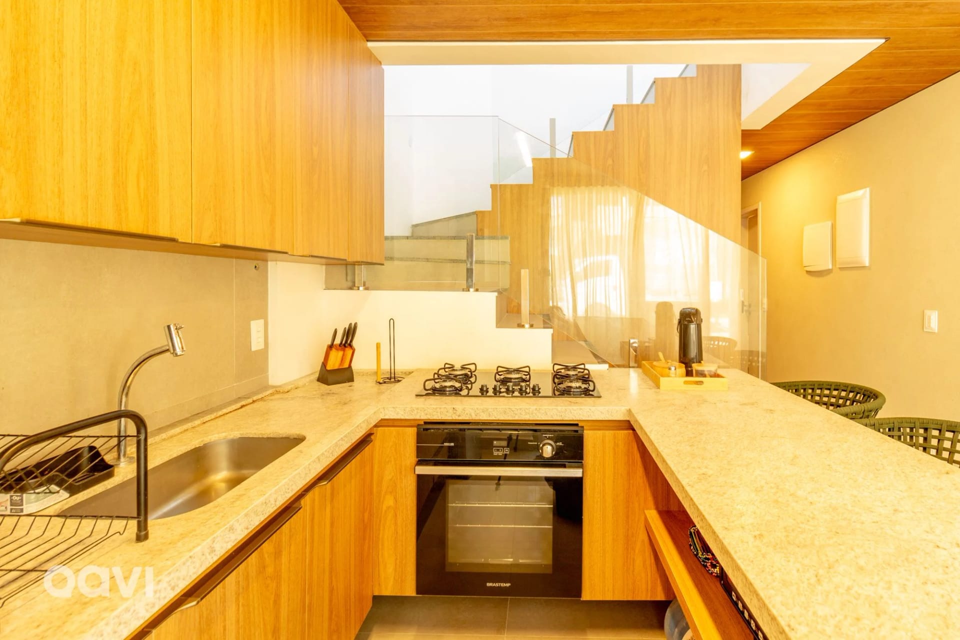 Cocina o kitnet — Casa maravilhosa em condomínio Naluum D3 by Qavi