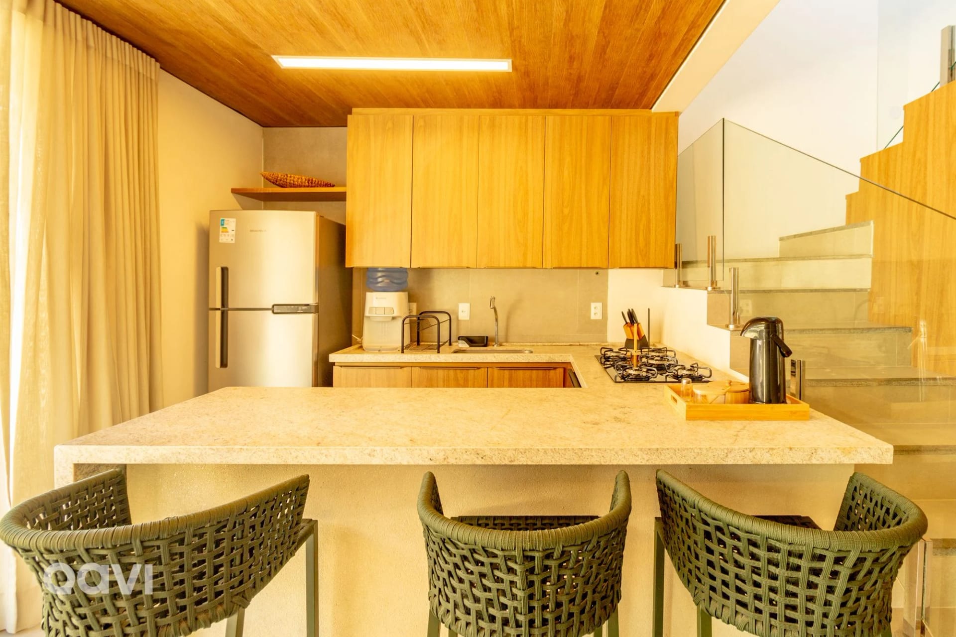 Cocina o kitnet — Casa maravilhosa em condomínio Naluum D3 by Qavi