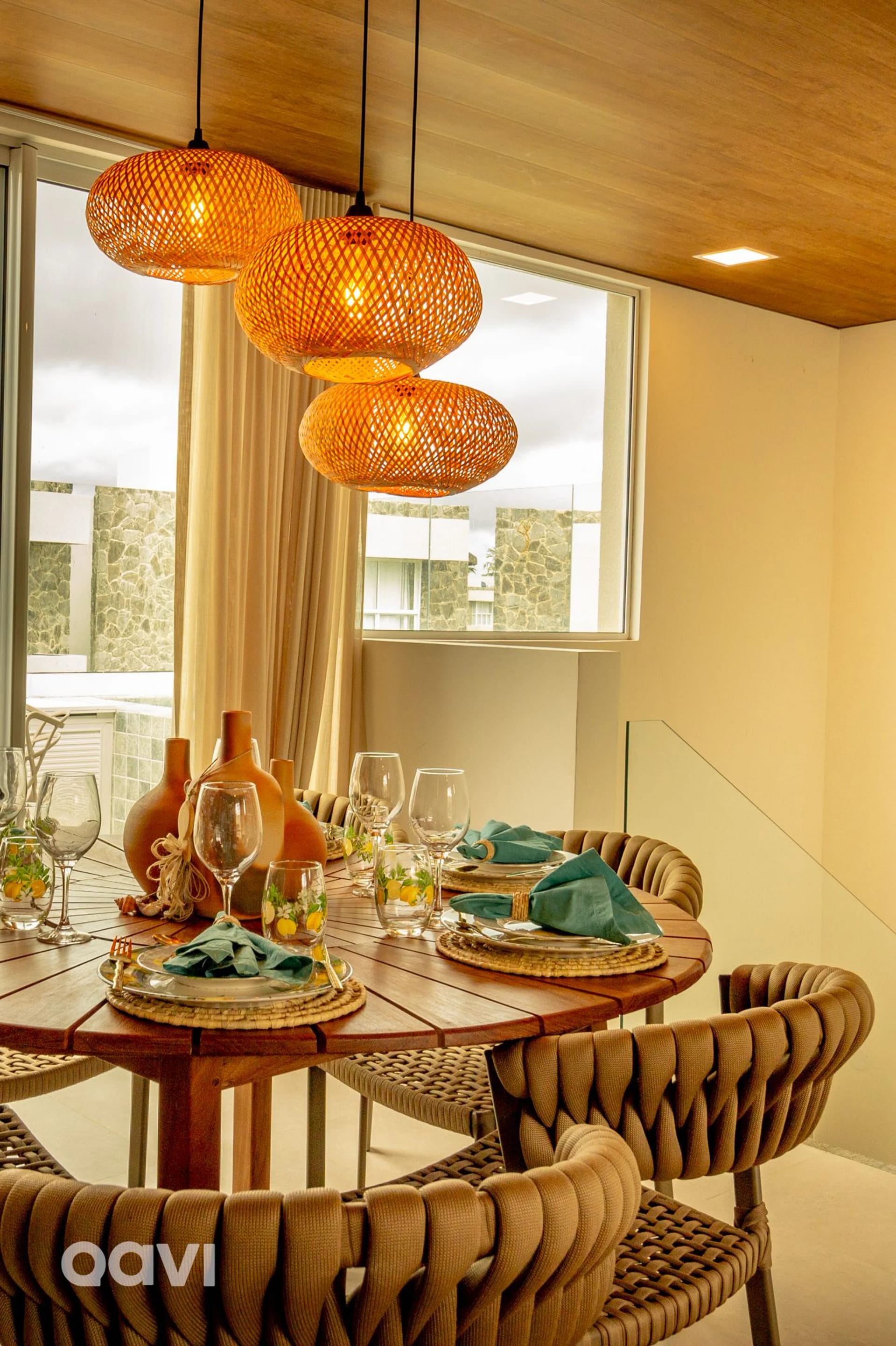 Comedor — Casa maravilhosa em condomínio Naluum D3 by Qavi
