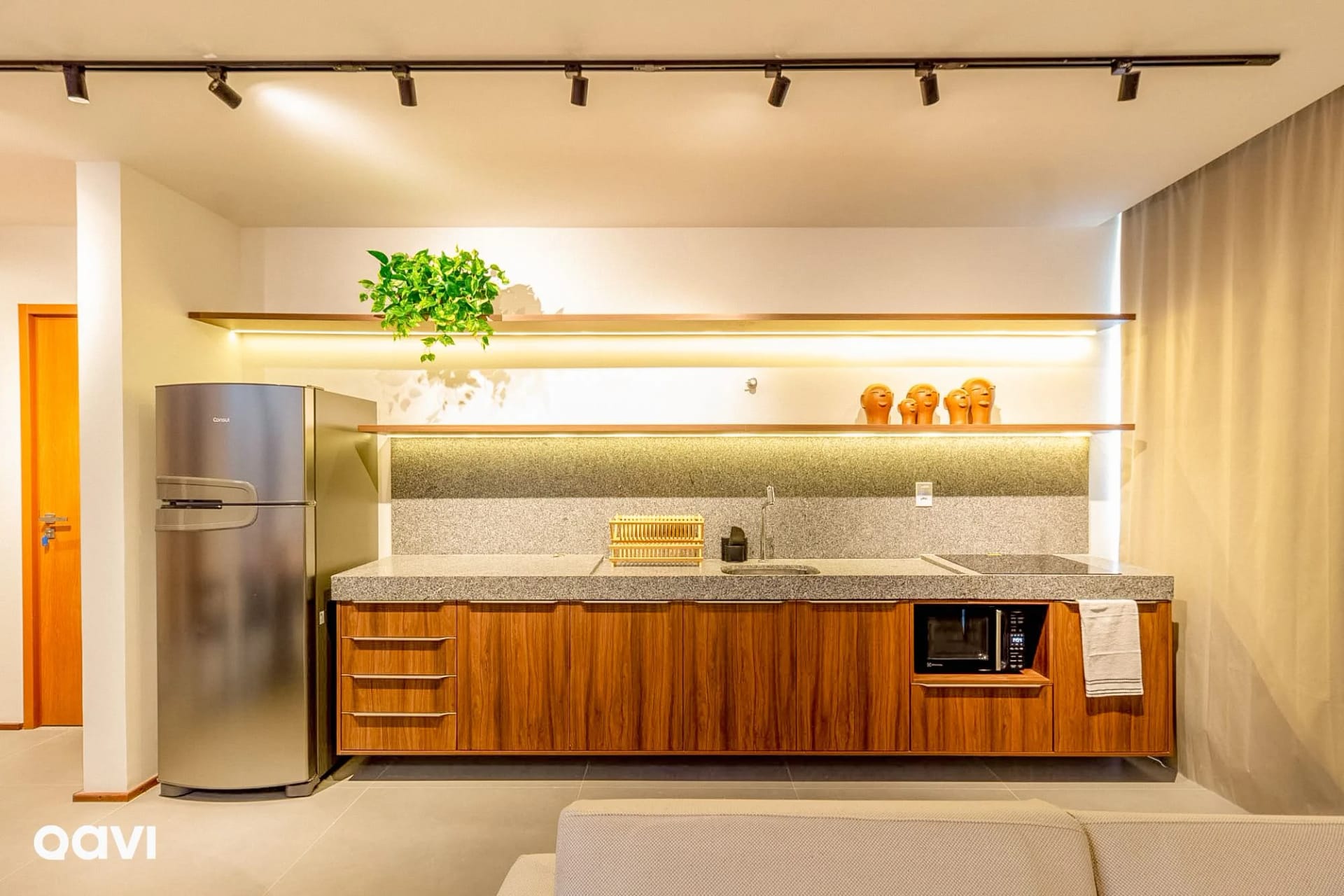 Cozinha ou kitnet — Villa Naluri Rooftop Vista Mar C 101 by Qavi