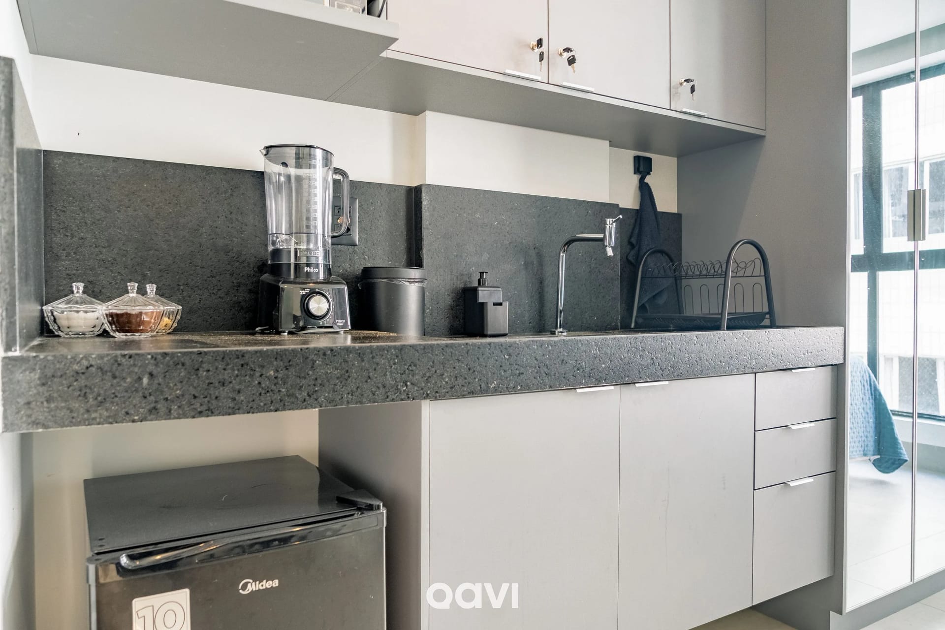 Cocina o kitnet — Studio Atlantic Get by Side João Pessoa by Qavi
