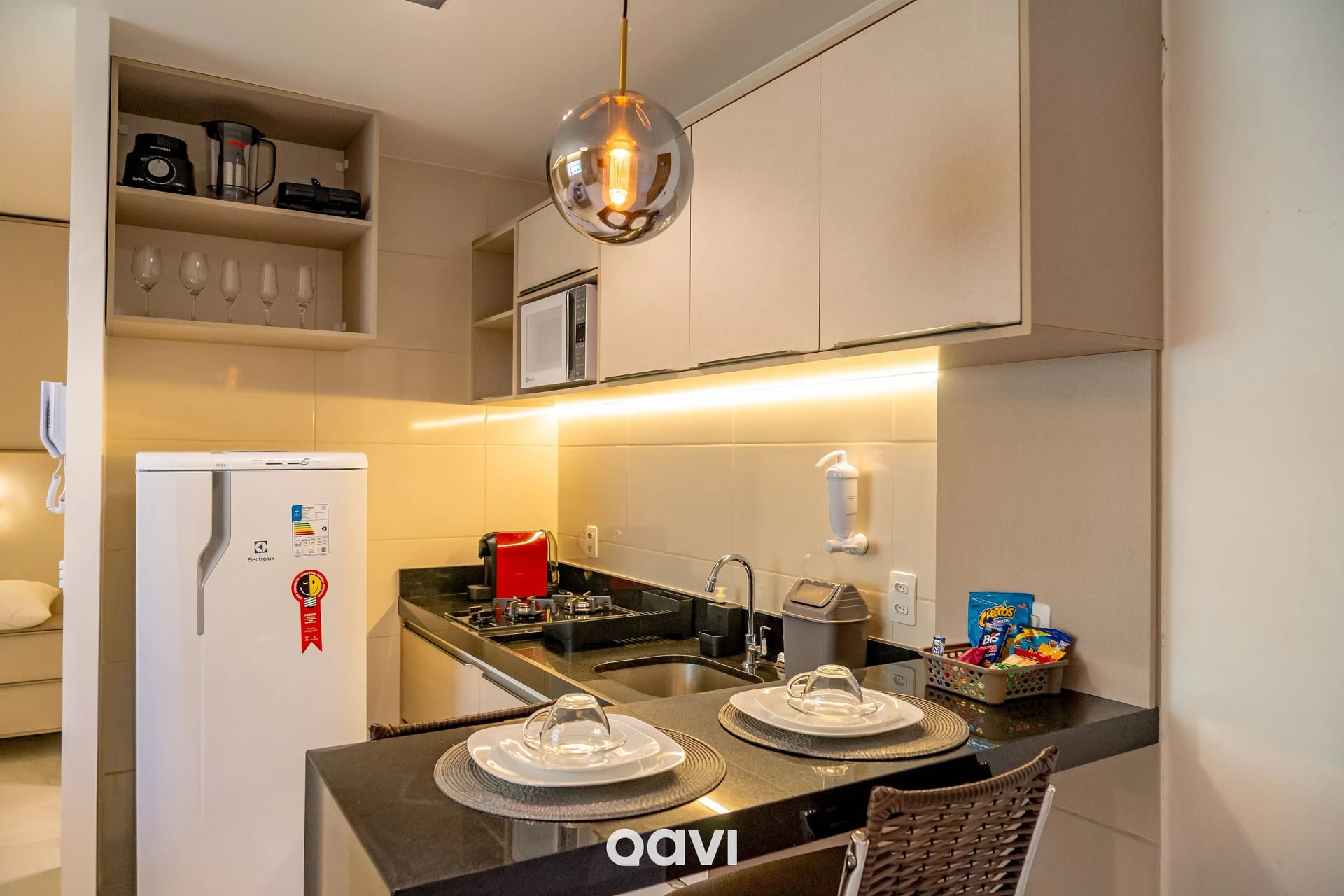 Cozinha ou kitnet — Studio Loft Gaudium