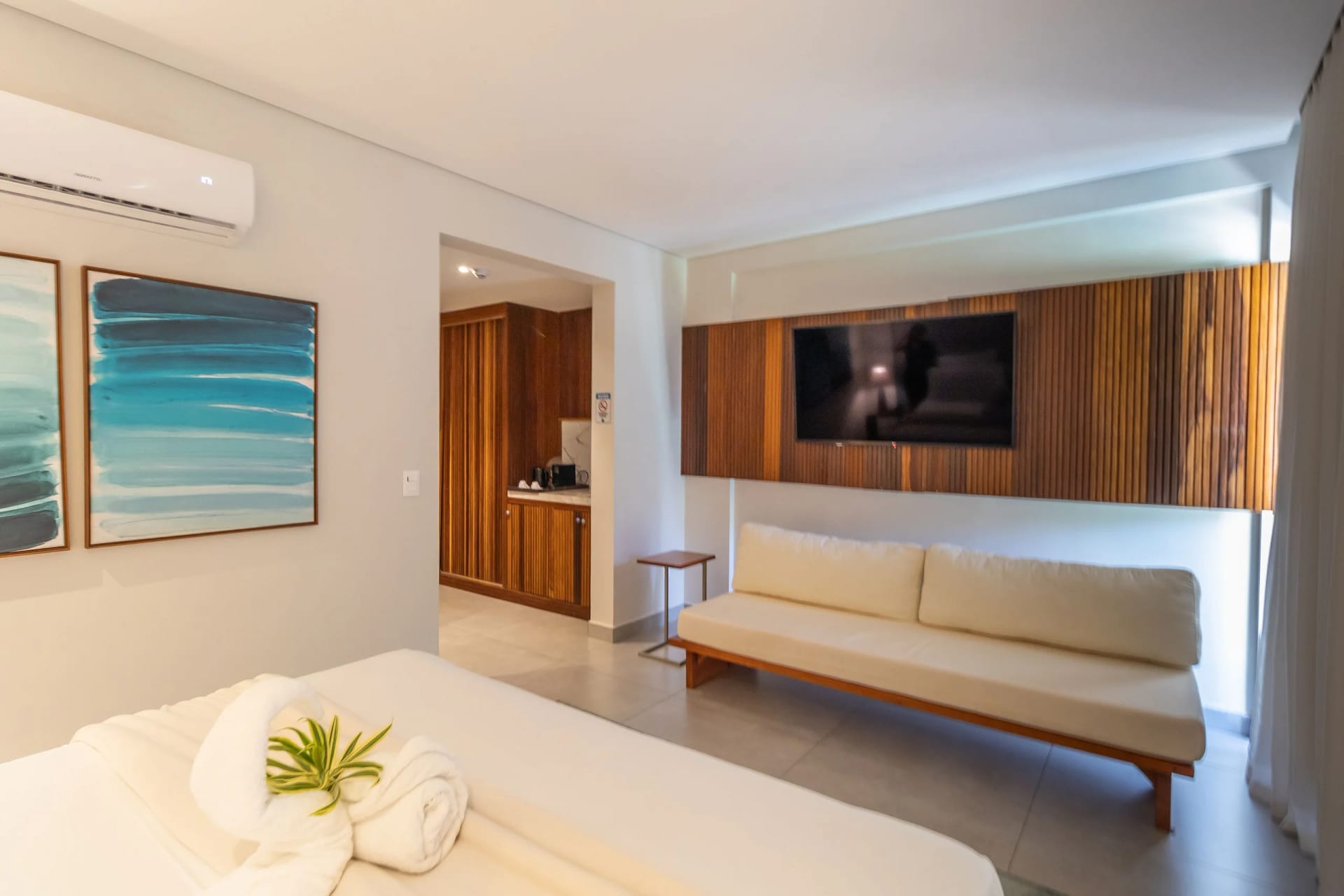 Dormitorio — Flat Ile de Pipa Deck Molhado Aruba by QAVI