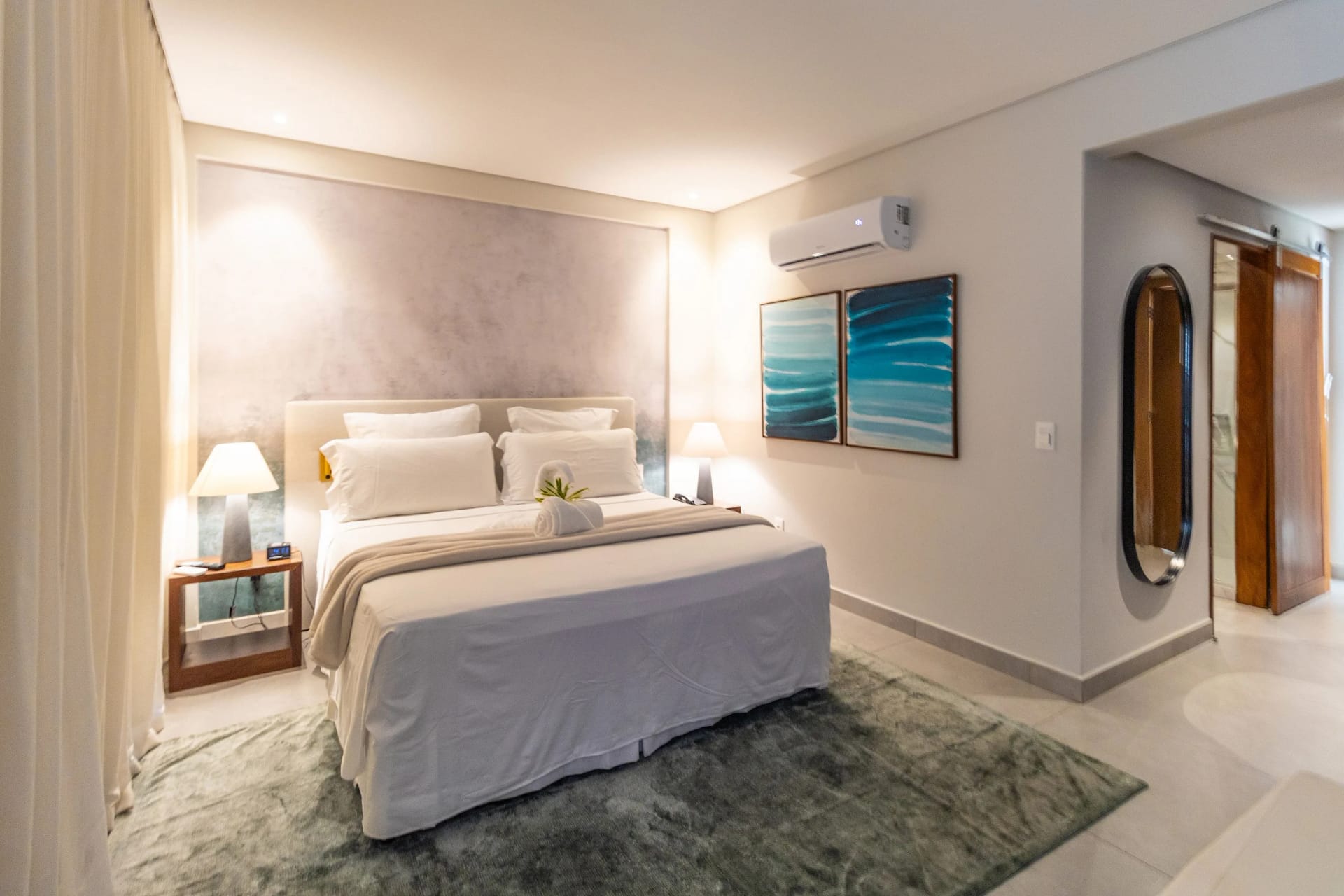 Dormitorio — Flat Ile de Pipa Deck Molhado Aruba by QAVI