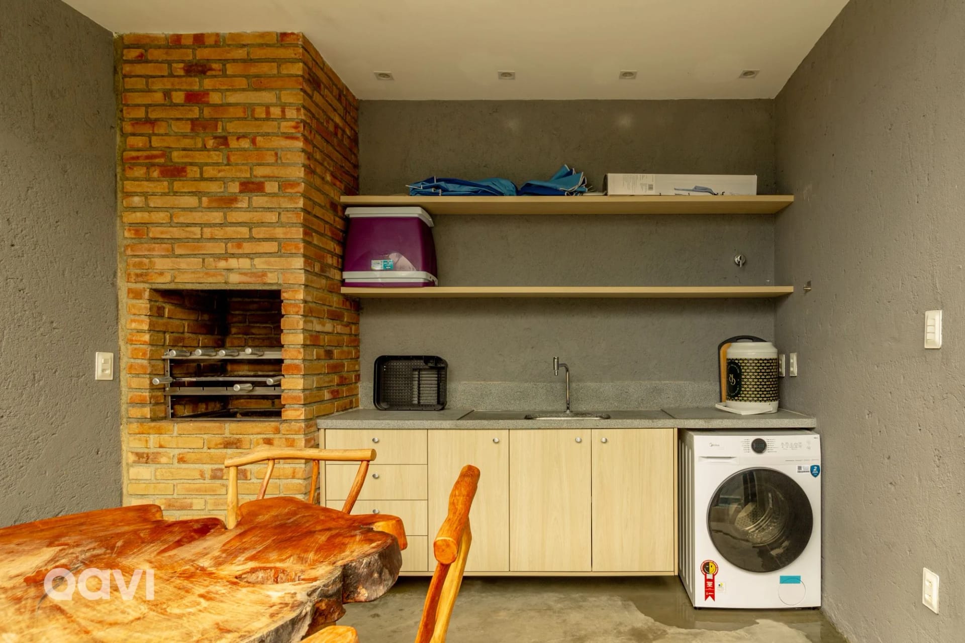 Varanda / Terraço — Apartamento em condomínio Tamoná 06 by Qavi