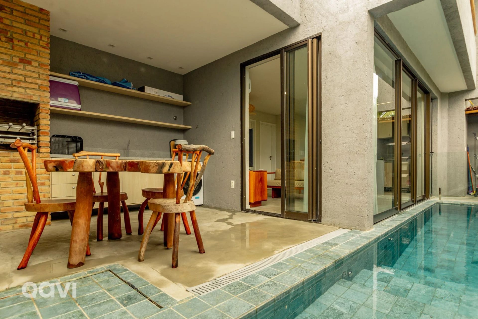 Varanda / Terraço — Apartamento em condomínio Tamoná 06 by Qavi