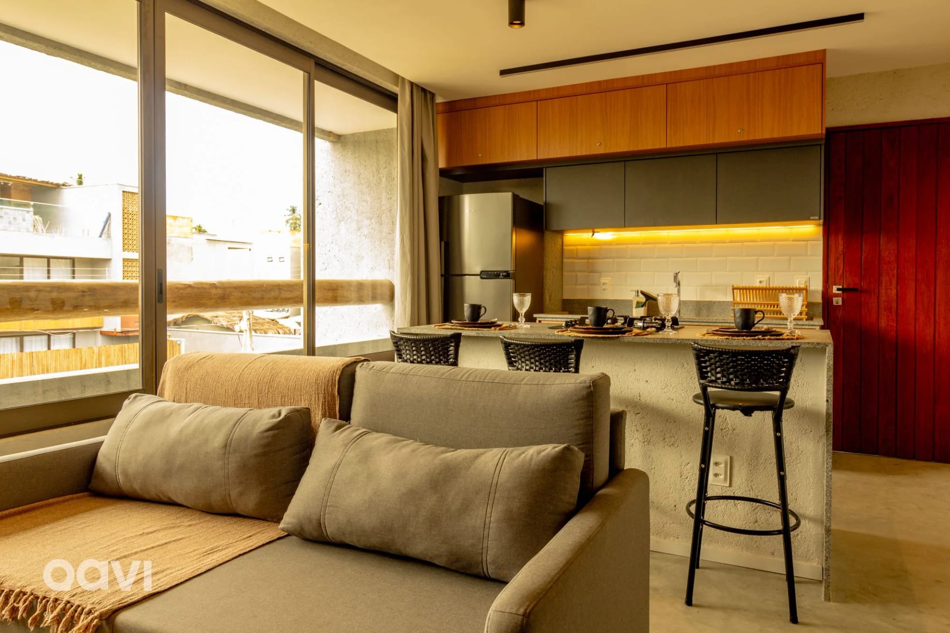 Communal lounge / TV room — Qavi - Duplex em condomínio - Tamoná 16