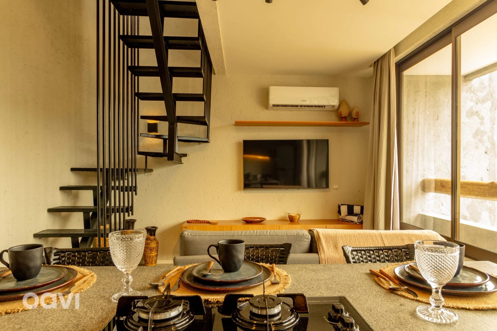 Communal lounge / TV room — Qavi - Duplex em condomínio - Tamoná 16