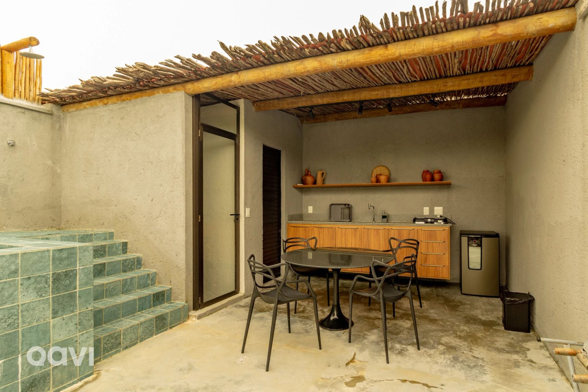 Balcony / Terrace — Flat com Piscina em Cobertura em Milagres by Qavi