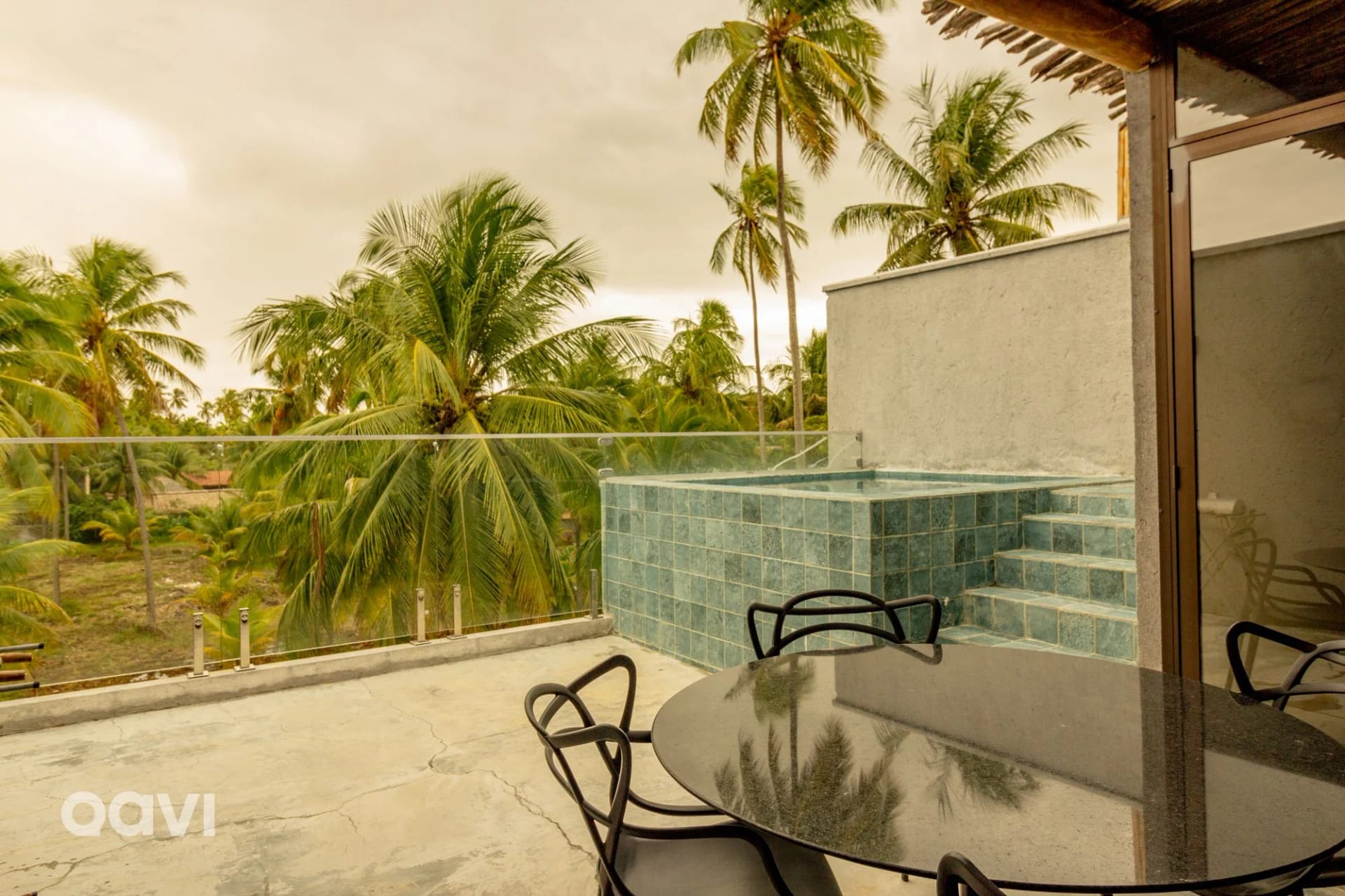 Balcony / Terrace — Flat com Piscina em Cobertura em Milagres by Qavi