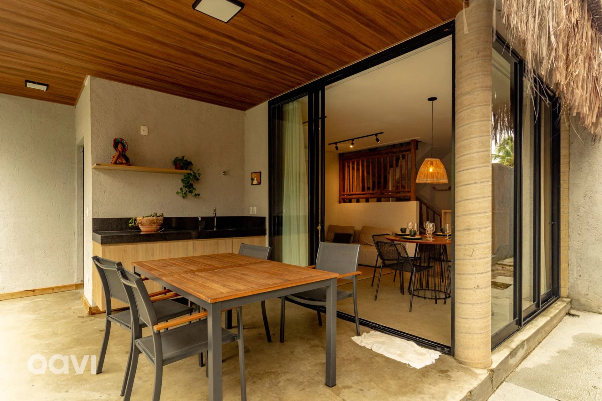 Varanda / Terraço — Casa com Piscina Privativa em São Miguel dos Milagres by Qavi