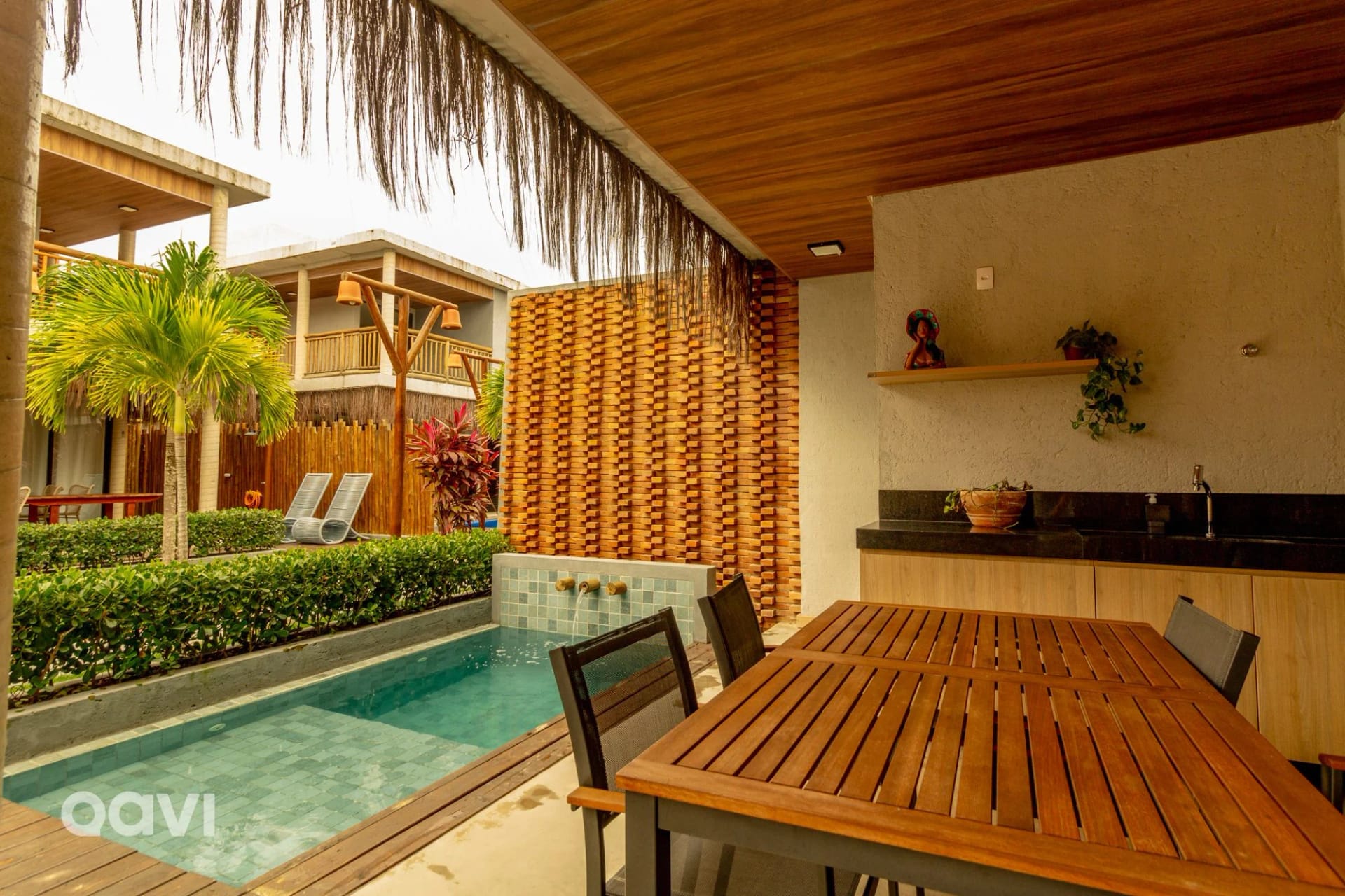 Varanda / Terraço — Casa com Piscina Privativa em São Miguel dos Milagres by Qavi
