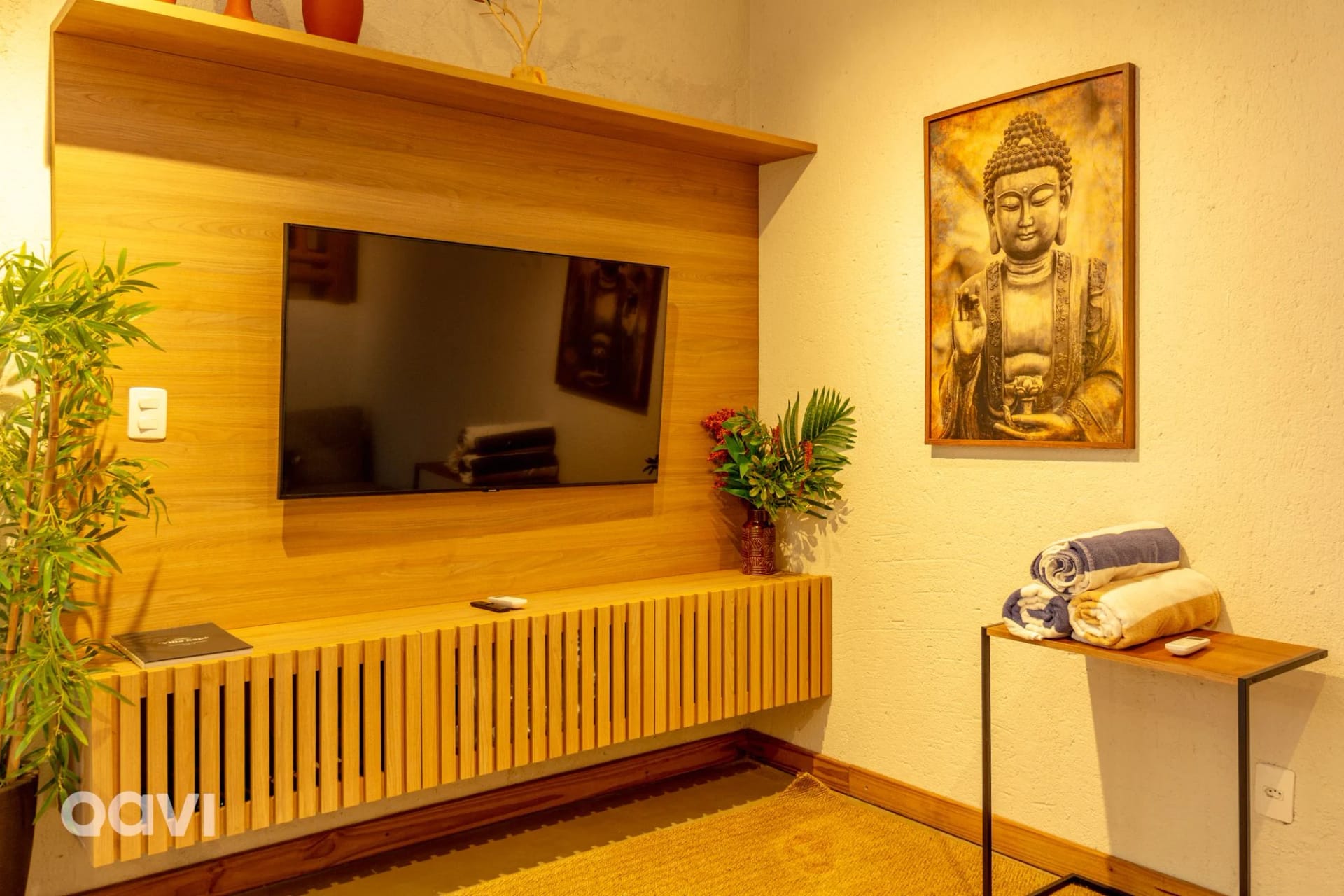 Sala de Estar — Casa com Piscina Privativa em São Miguel dos Milagres by Qavi