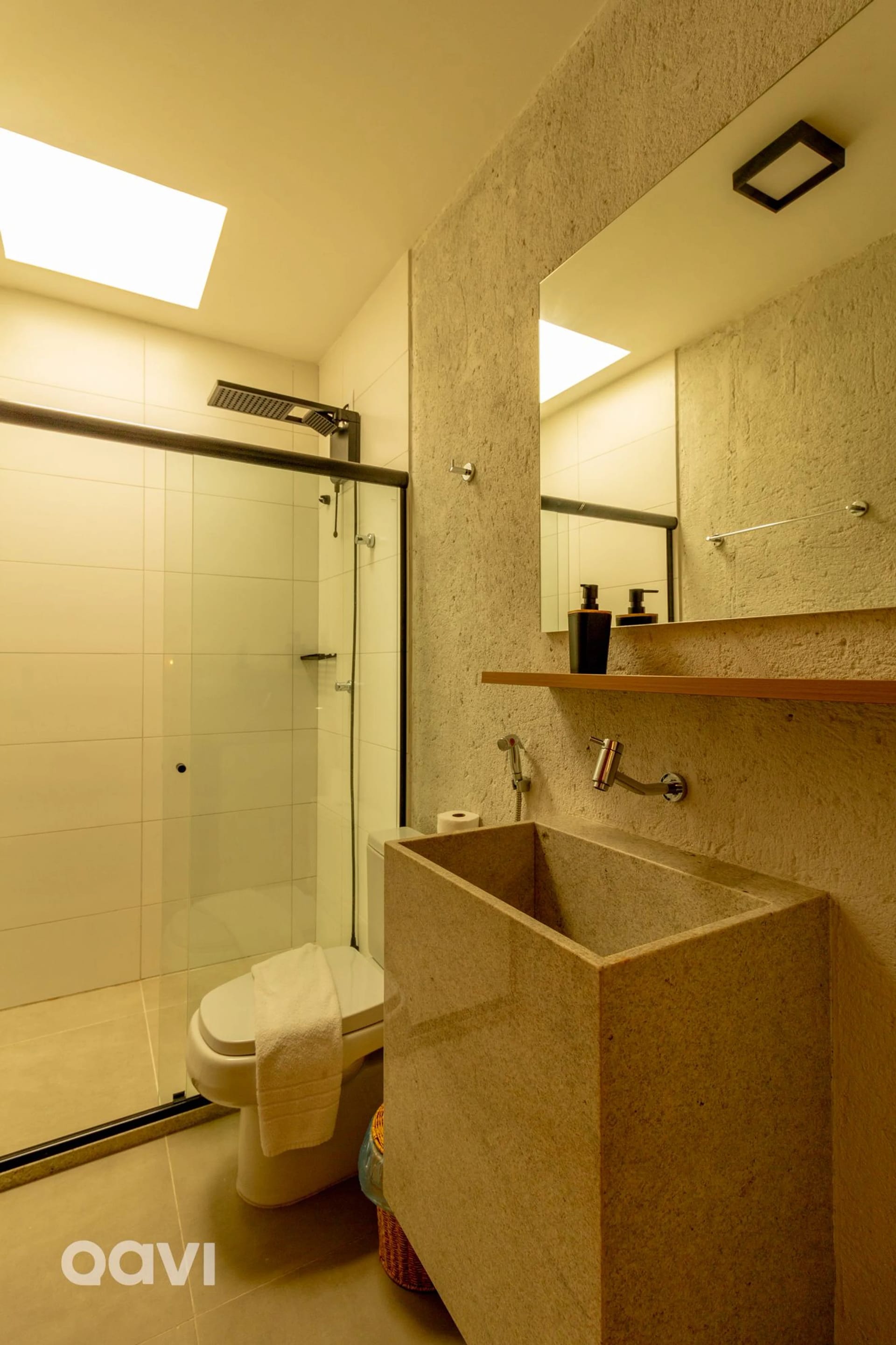 Banheiro — Casa com Piscina Privativa em São Miguel dos Milagres by Qavi