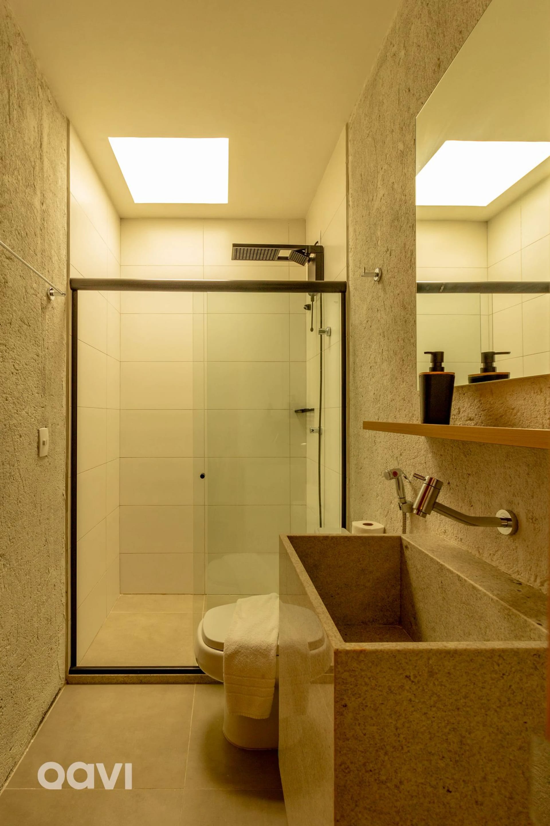 Banheiro — Casa com Piscina Privativa em São Miguel dos Milagres by Qavi