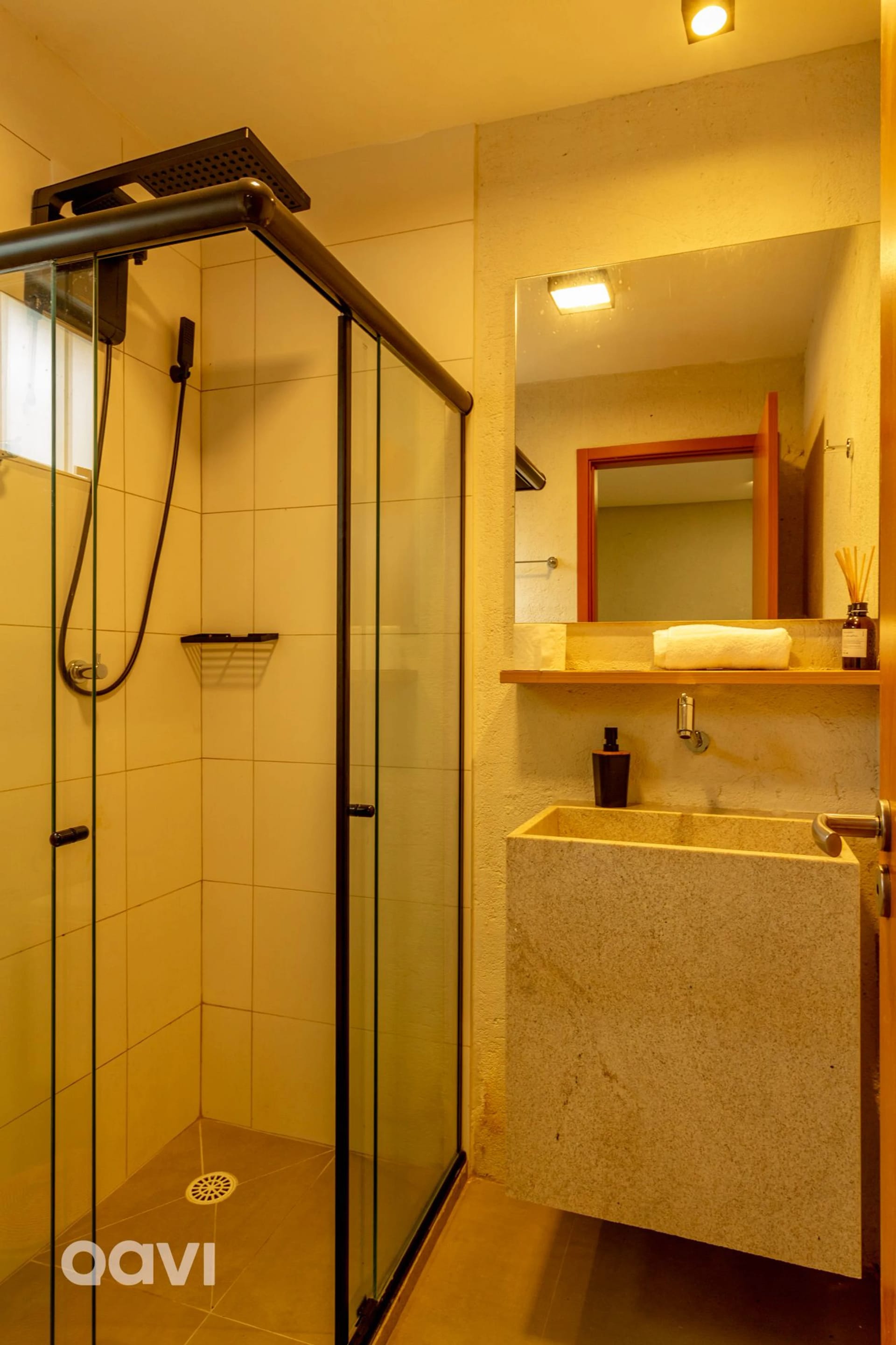 Banheiro — Casa com Piscina Privativa em São Miguel dos Milagres by Qavi