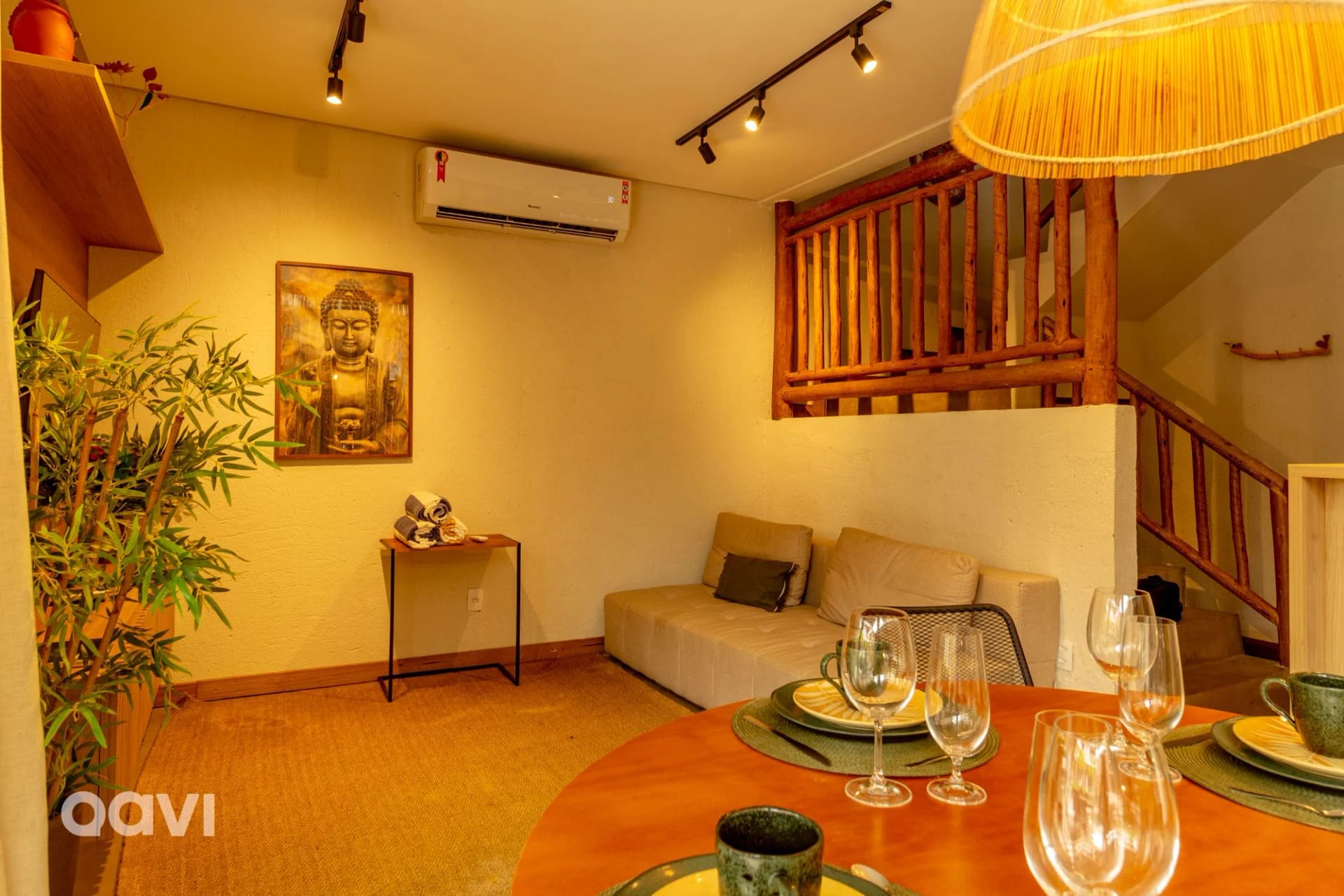 Sala de Estar — Casa com Piscina Privativa em São Miguel dos Milagres by Qavi