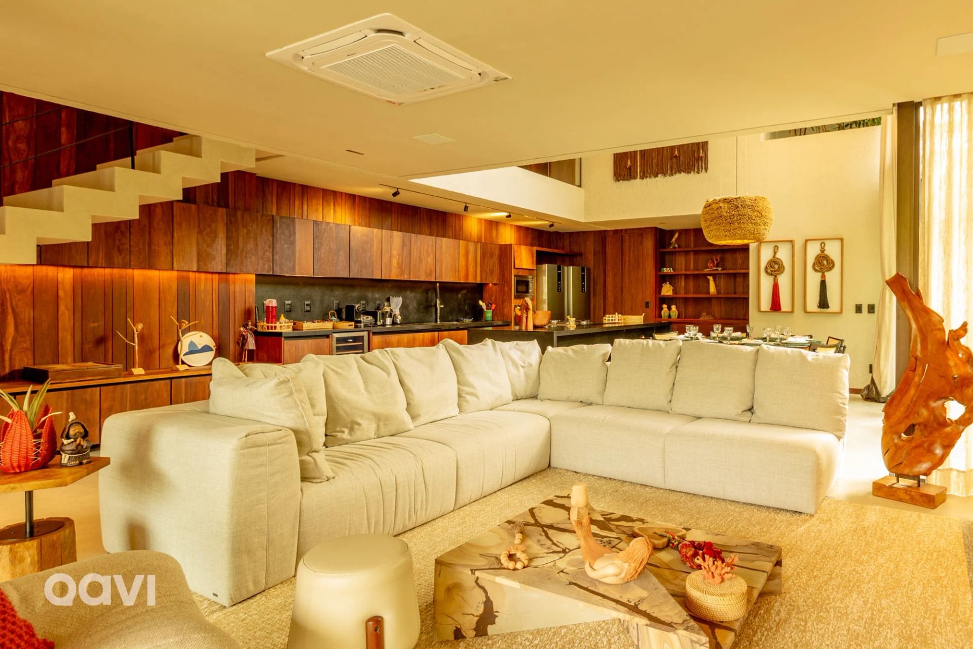 Sala de Estar — Casa em Condomínio Beira Mar Serena E01 by Qavi