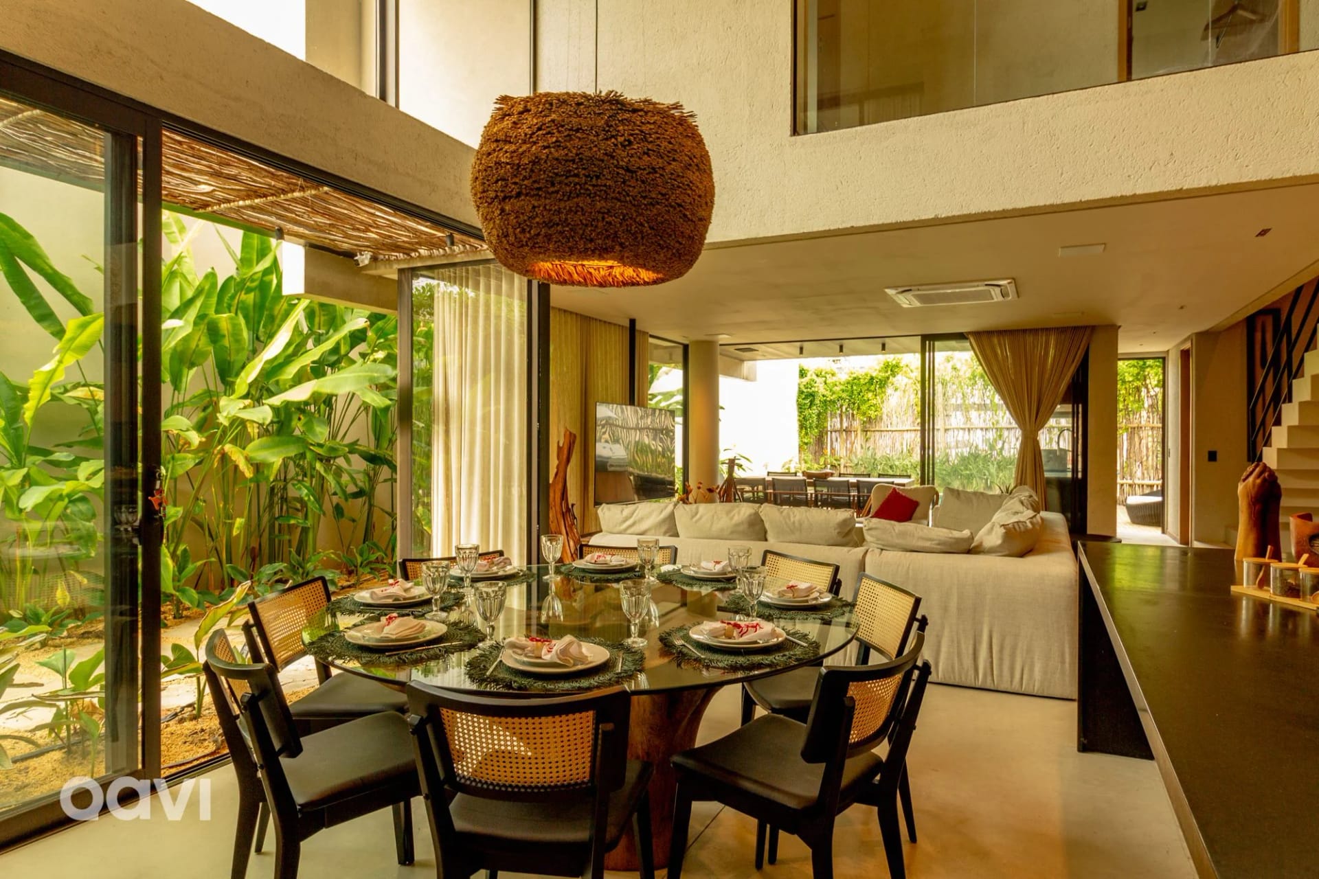 Sala de Jantar — Casa em Condomínio Beira Mar Serena E01 by Qavi