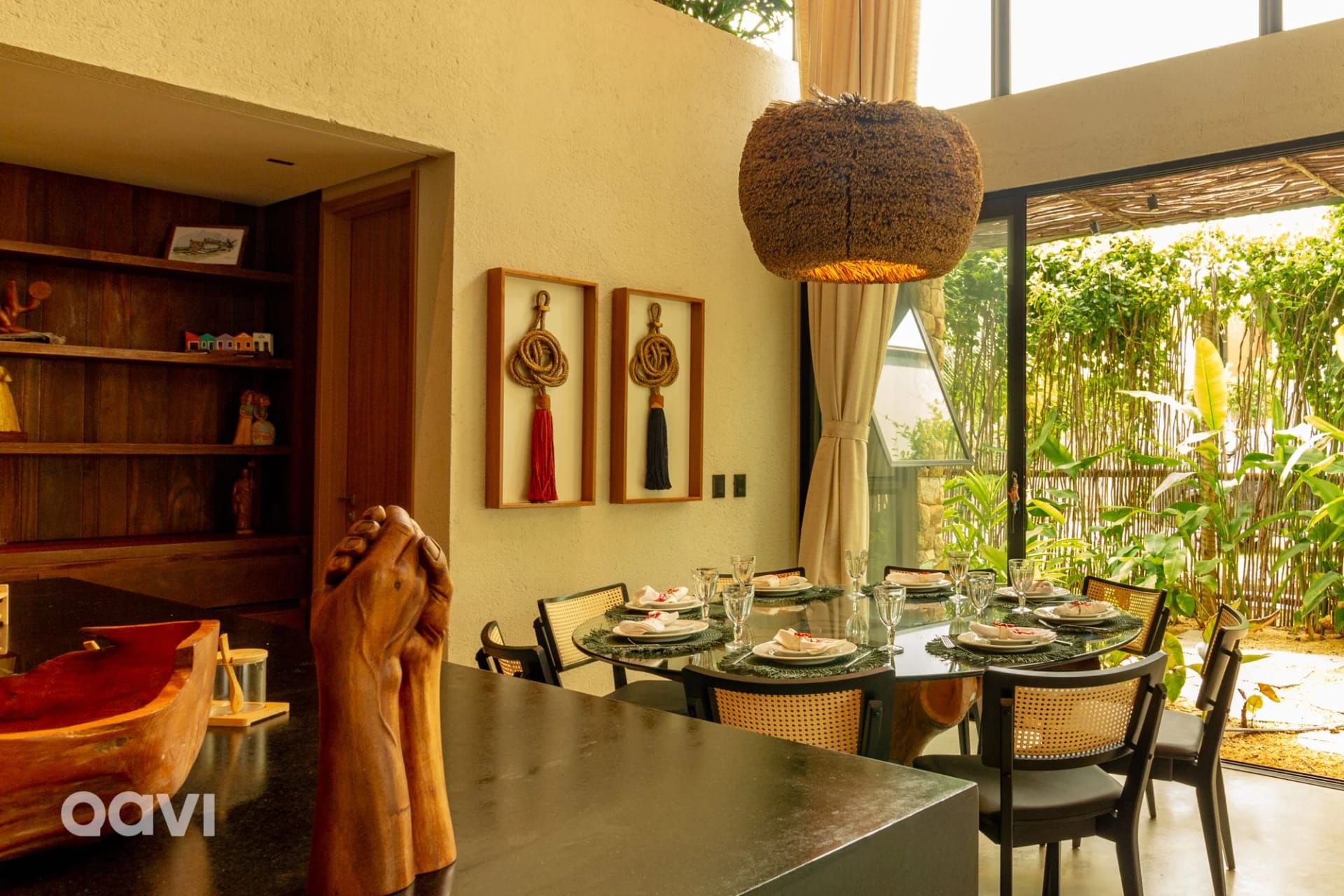 Sala de Jantar — Casa em Condomínio Beira Mar Serena E01 by Qavi