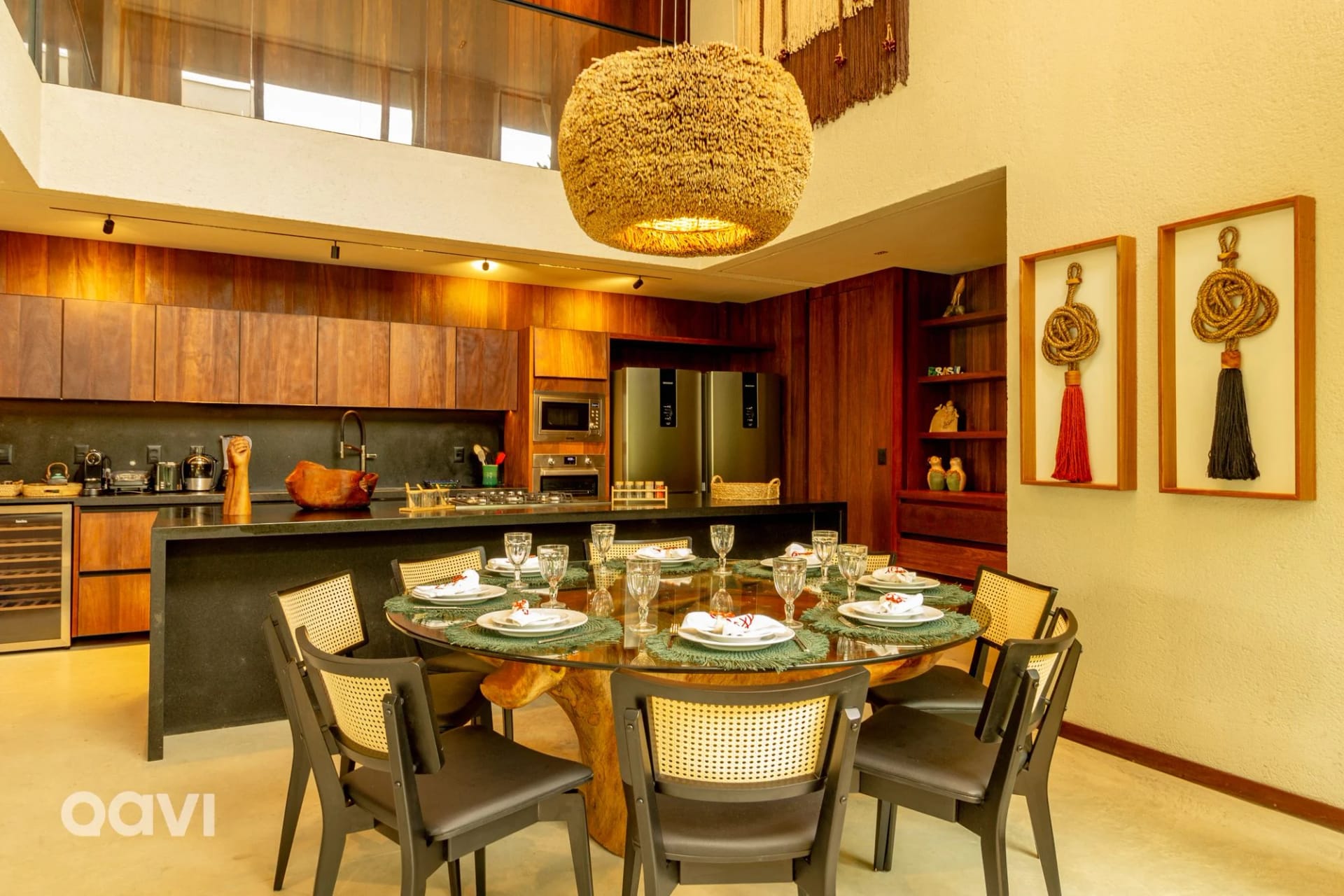 Sala de Jantar — Casa em Condomínio Beira Mar Serena E01 by Qavi