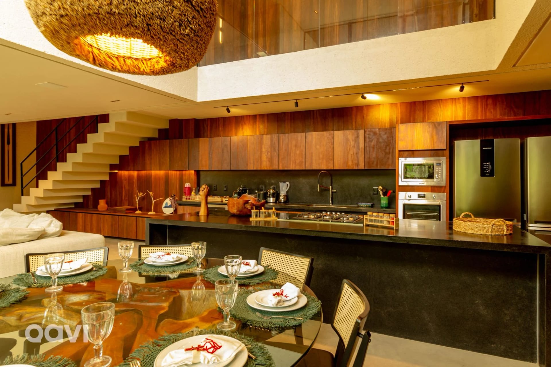 Cozinha ou kitnet — Casa em Condomínio Beira Mar Serena E01 by Qavi