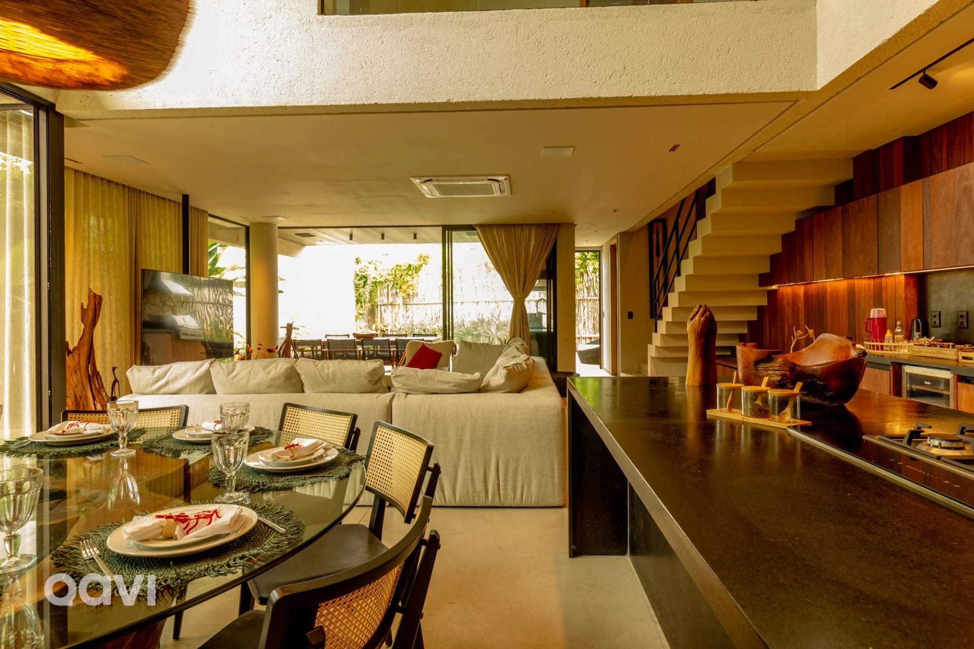 Sala de Jantar — Casa em Condomínio Beira Mar Serena E01 by Qavi