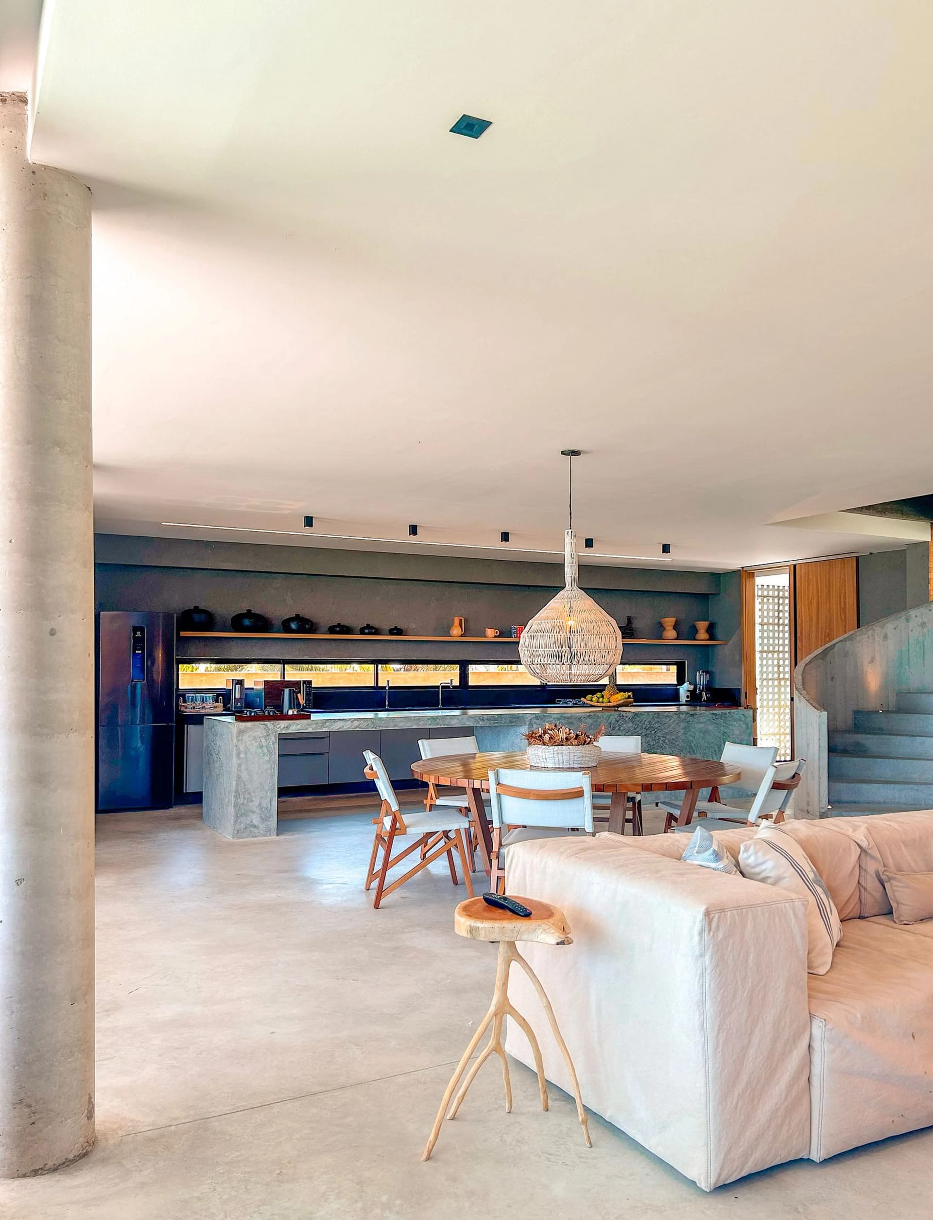 Communal lounge / TV room — Casa Beira Mar em Milagres Casa Kamará by Qavi