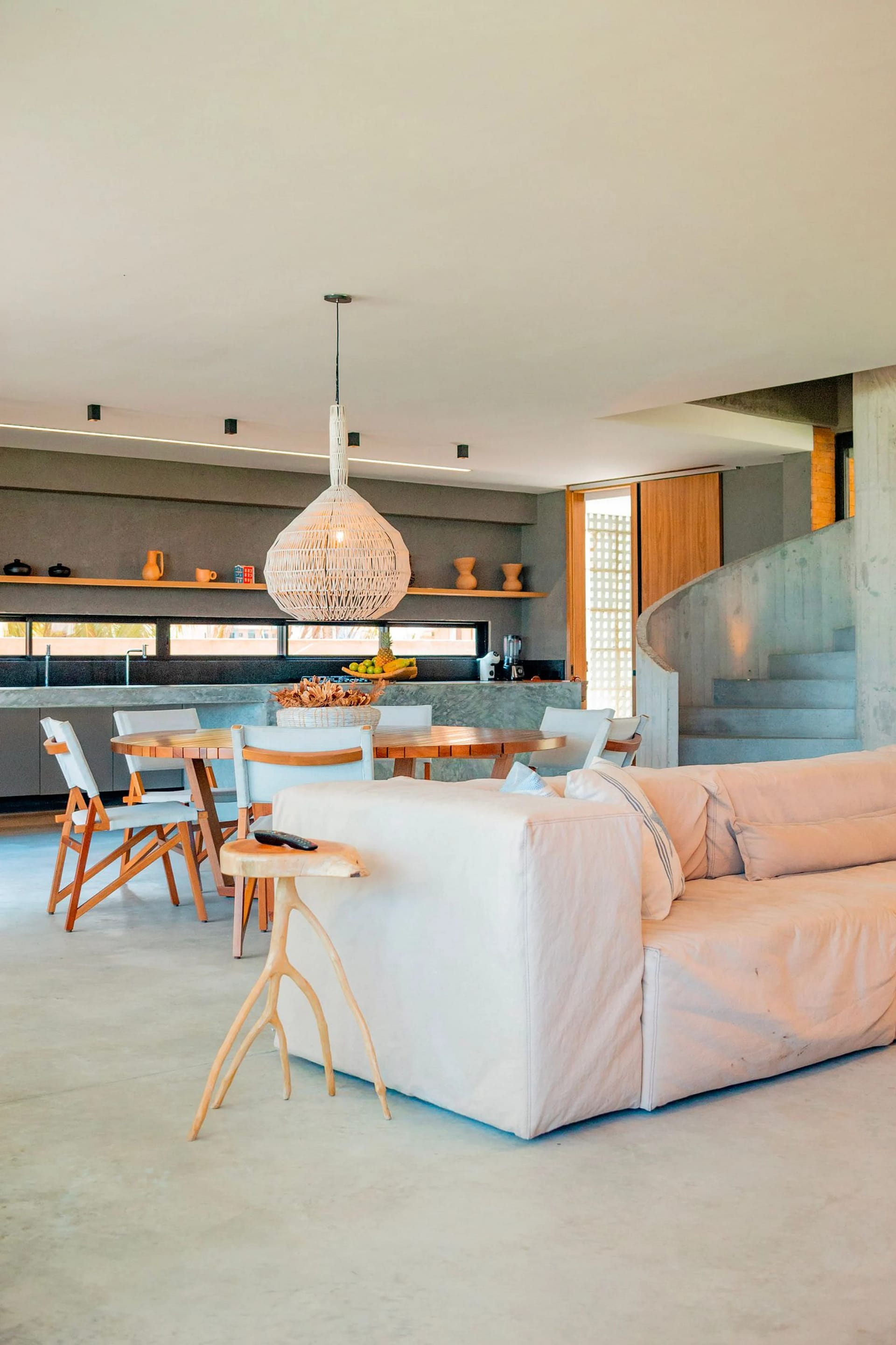 Communal lounge / TV room — Casa Beira Mar em Milagres Casa Kamará by Qavi