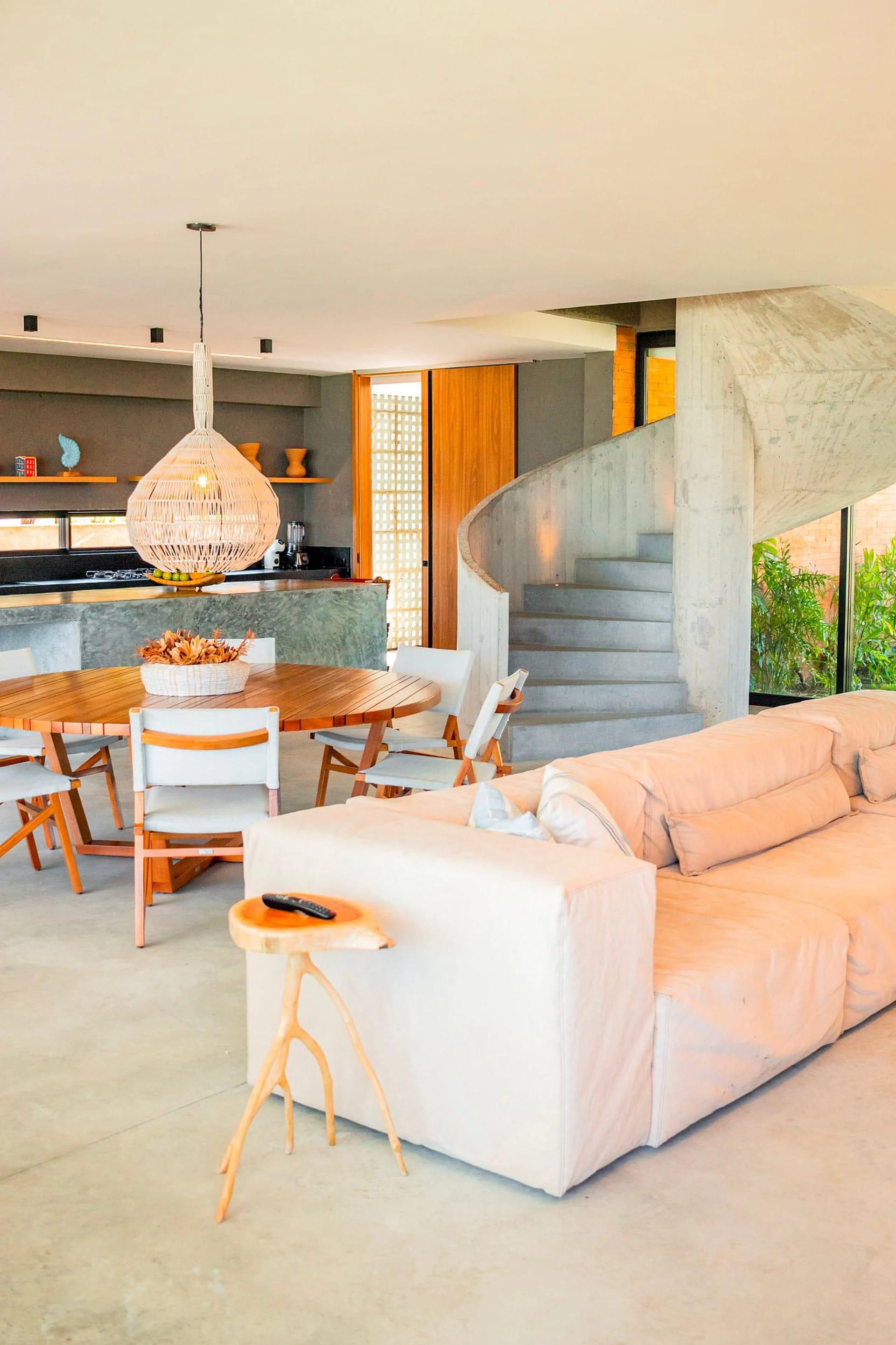 Communal lounge / TV room — Casa Beira Mar em Milagres Casa Kamará by Qavi