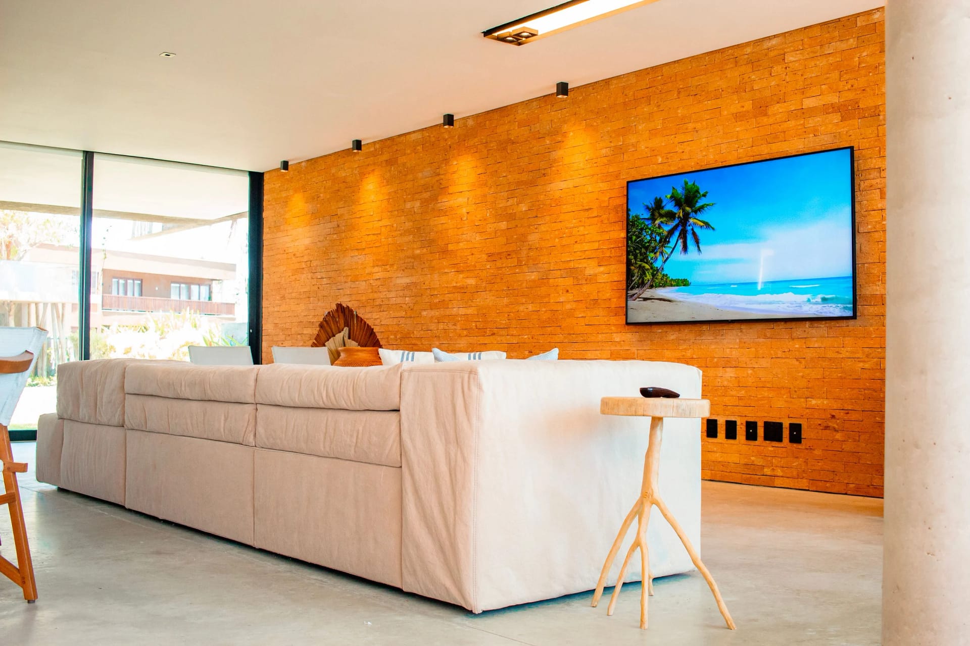 Living Room — Casa Beira Mar em Milagres Casa Kamará by Qavi