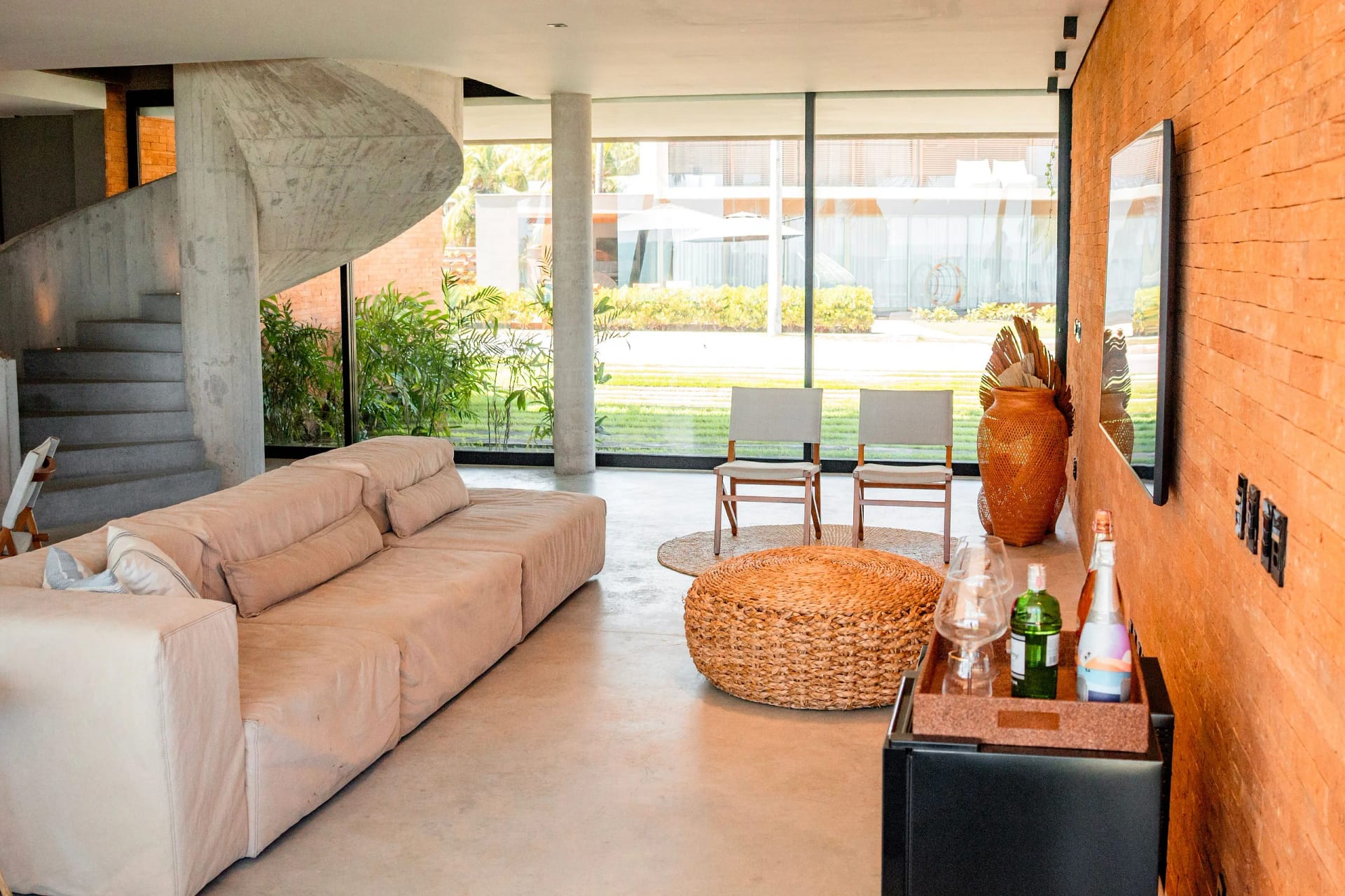 Living Room — Casa Beira Mar em Milagres Casa Kamará by Qavi