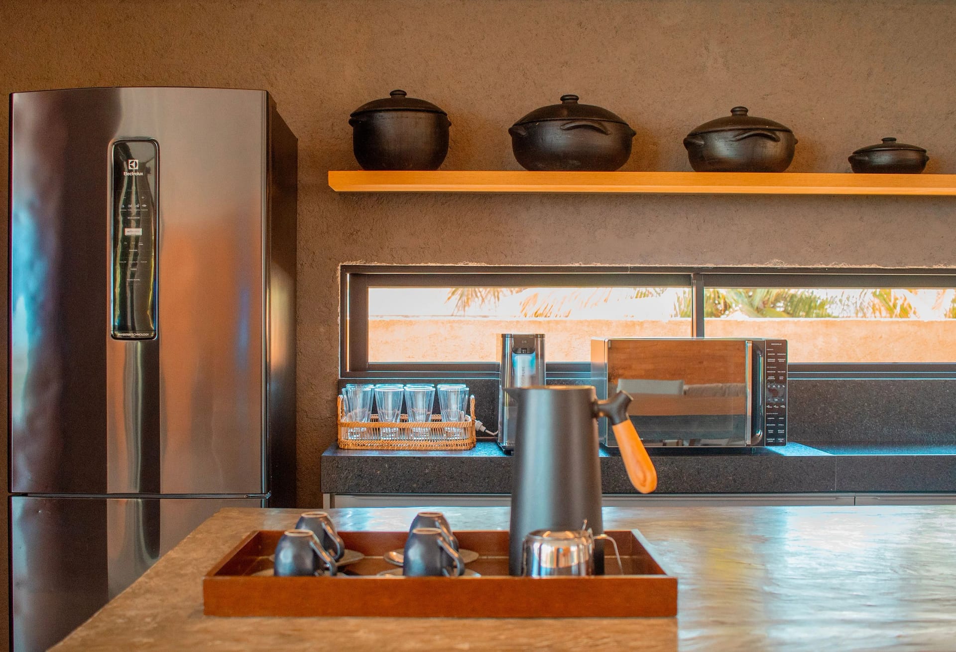 Communal kitchen — Casa Beira Mar em Milagres Casa Kamará by Qavi
