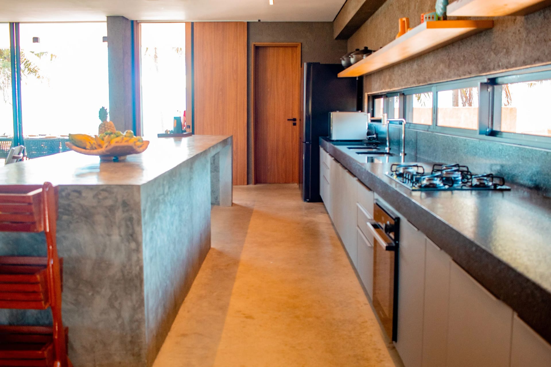 Communal kitchen — Casa Beira Mar em Milagres Casa Kamará by Qavi