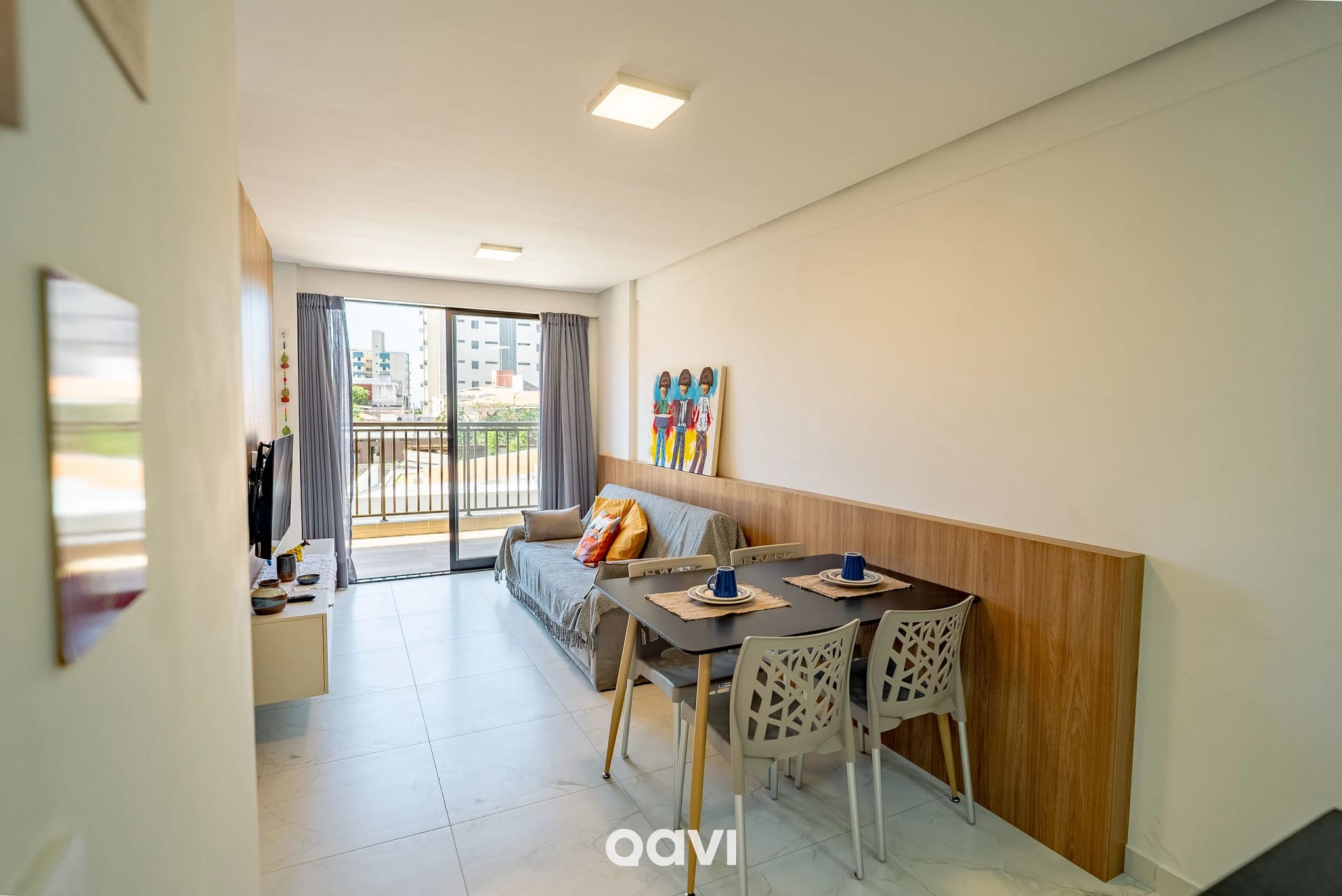 Living Room — Apartamento mood em Manaíra by Qavi