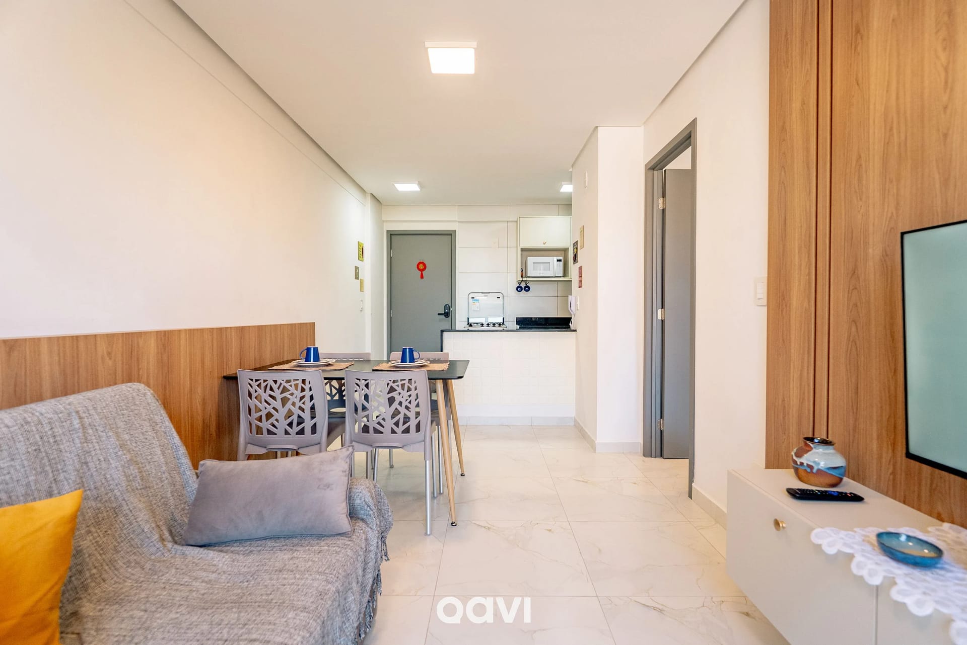 Living Room — Apartamento mood em Manaíra by Qavi